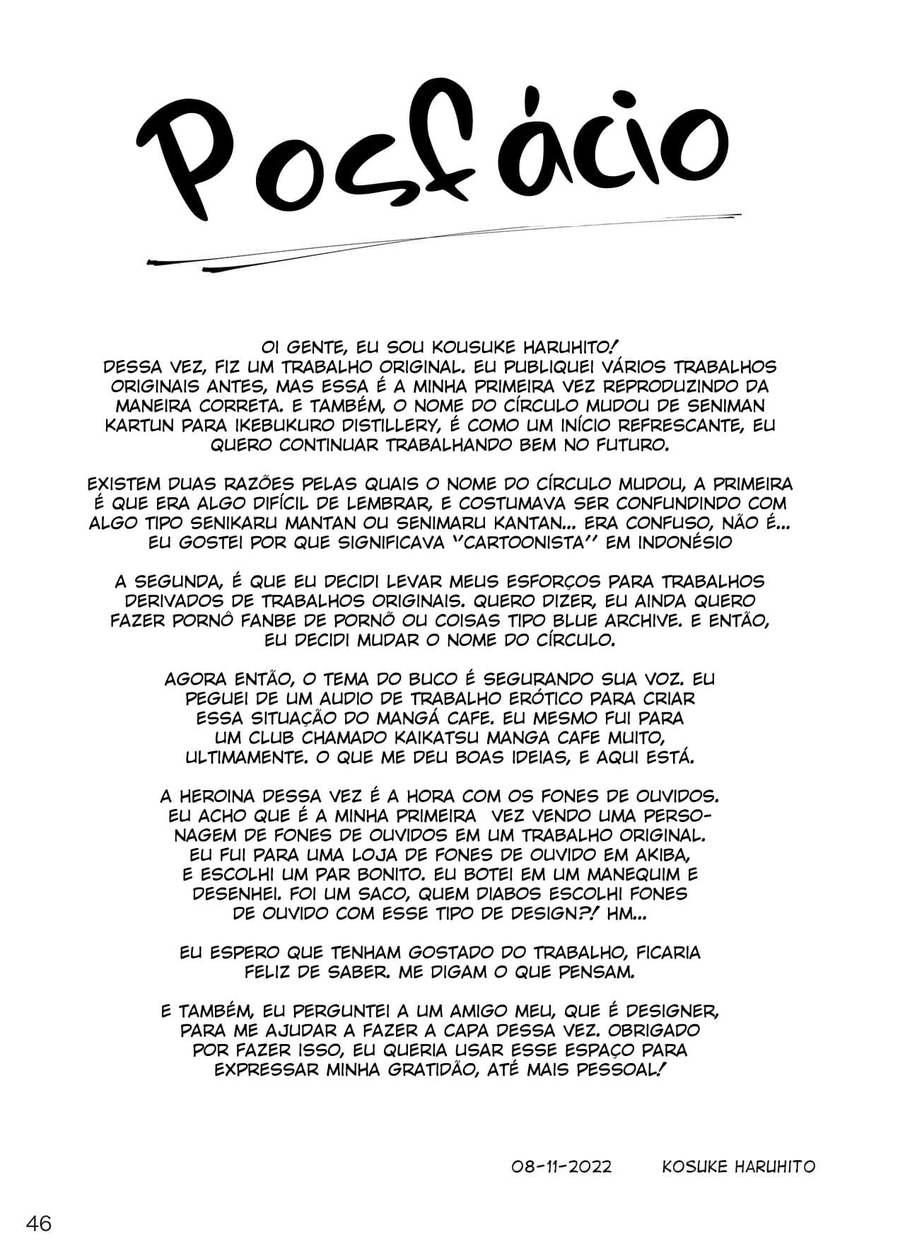 Contendo a Voz — página 43