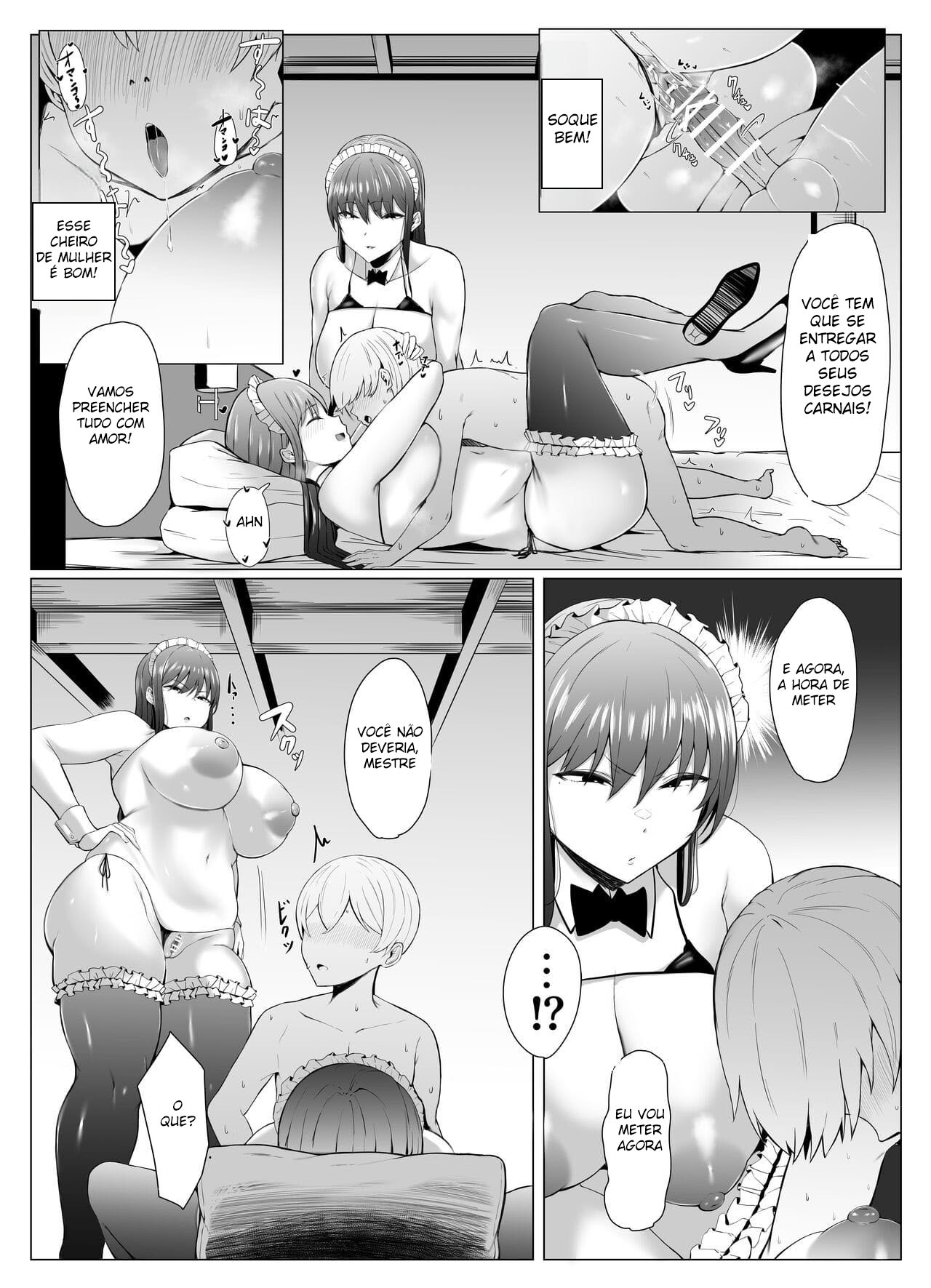 Ataque das Empregadas Gêmeas ♥ Treino Sexual — página 13