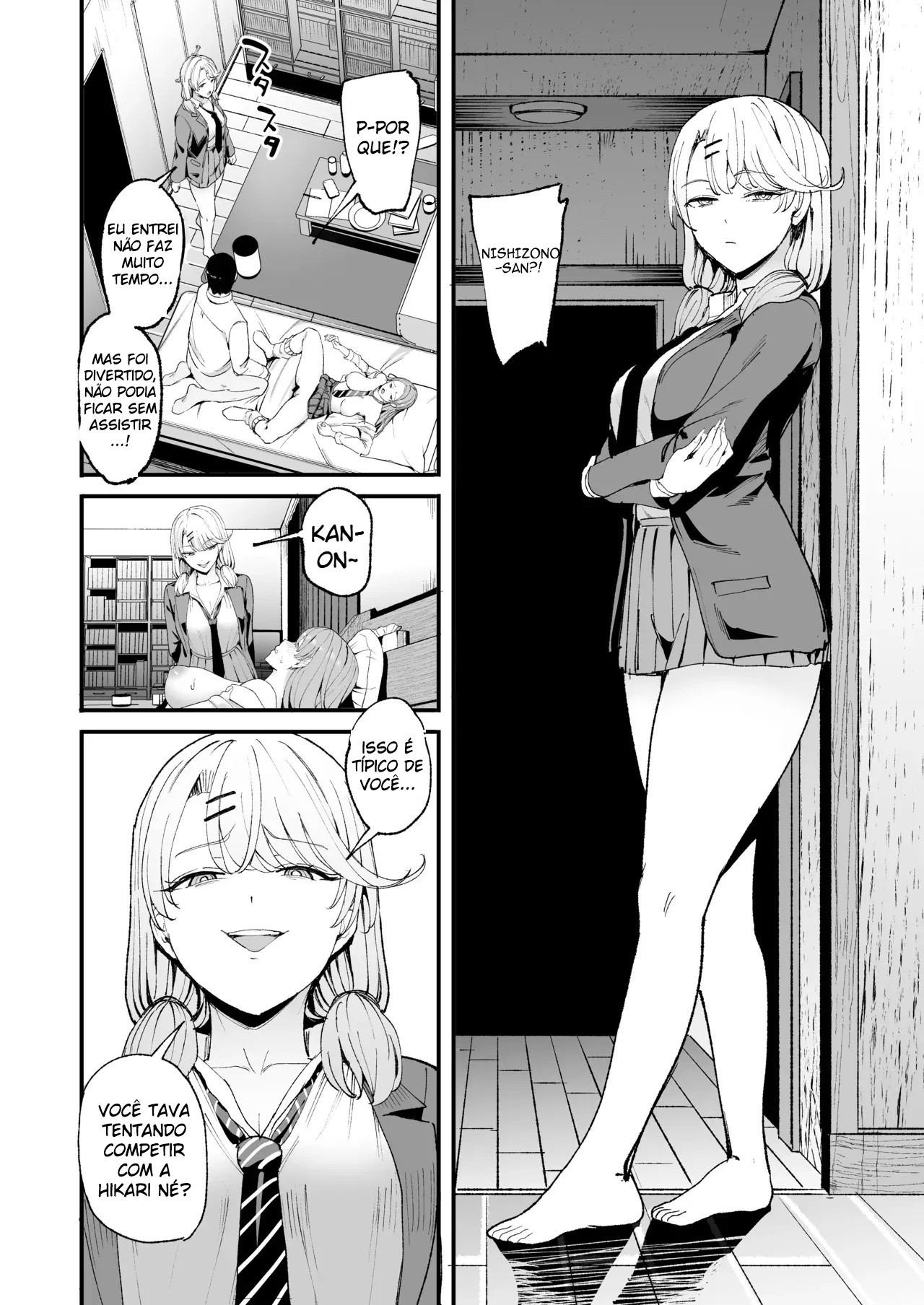Minha Amiga Gyaru me Deixa Usar a Buceta Dela 4 — página 61