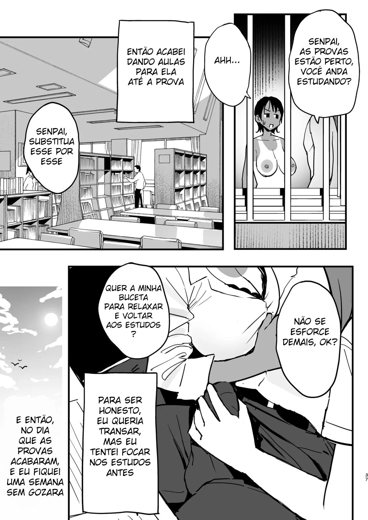 As Senpais Que Me Emprestam Suas Bucetas — página 36