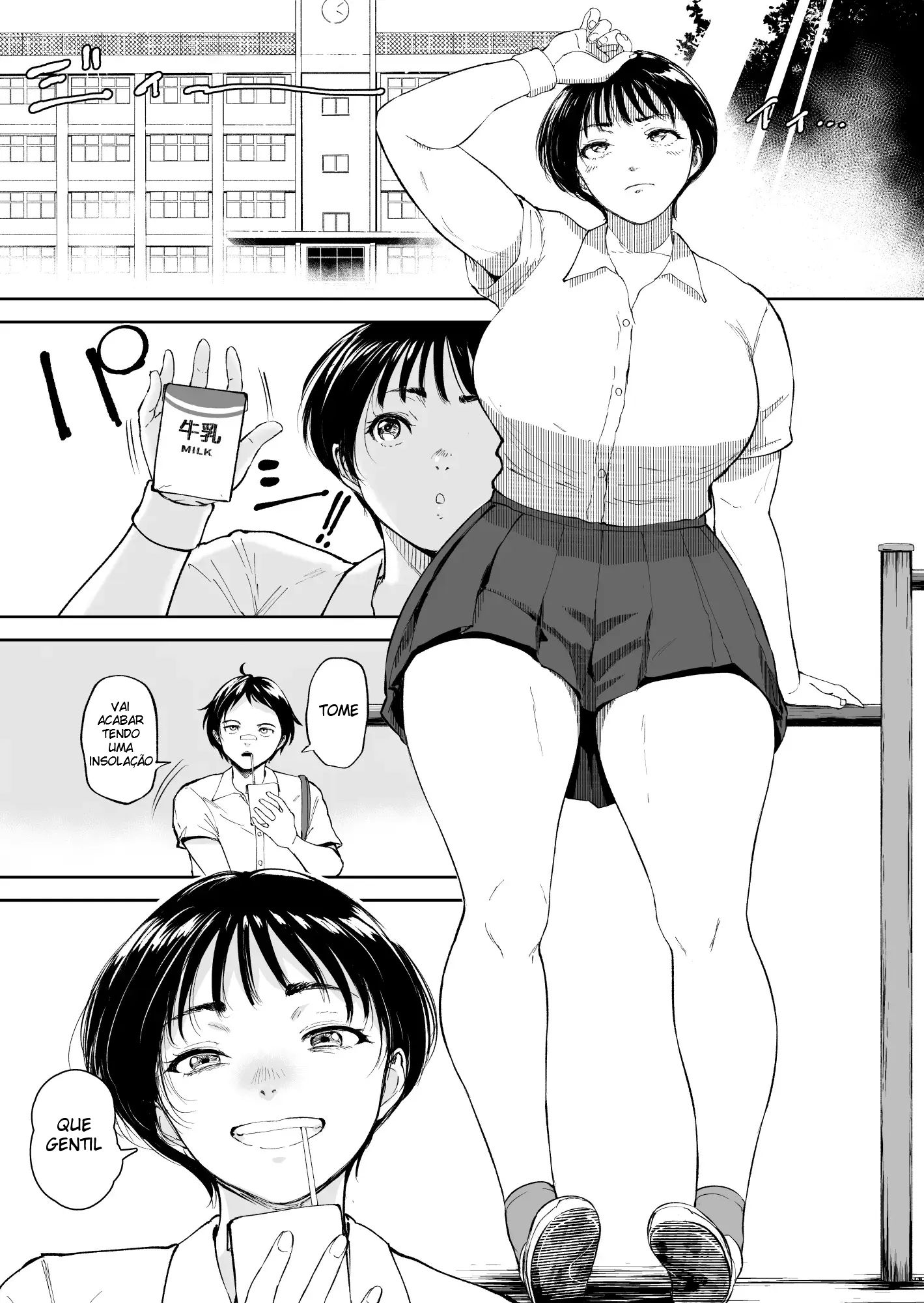 O Verão de Natsuki ~ Minha Amiga de Seios Fartos Foi Transformada Em Mulher Pelas Mãos de Um Adulto Durante o Verão — página 2