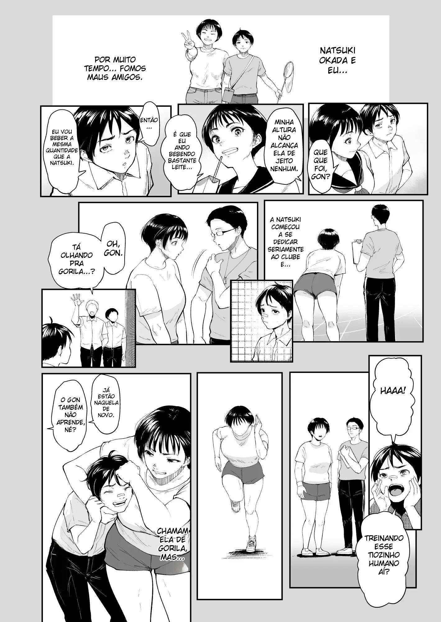 O Verão de Natsuki ~ Minha Amiga de Seios Fartos Foi Transformada Em Mulher Pelas Mãos de Um Adulto Durante o Verão — página 3