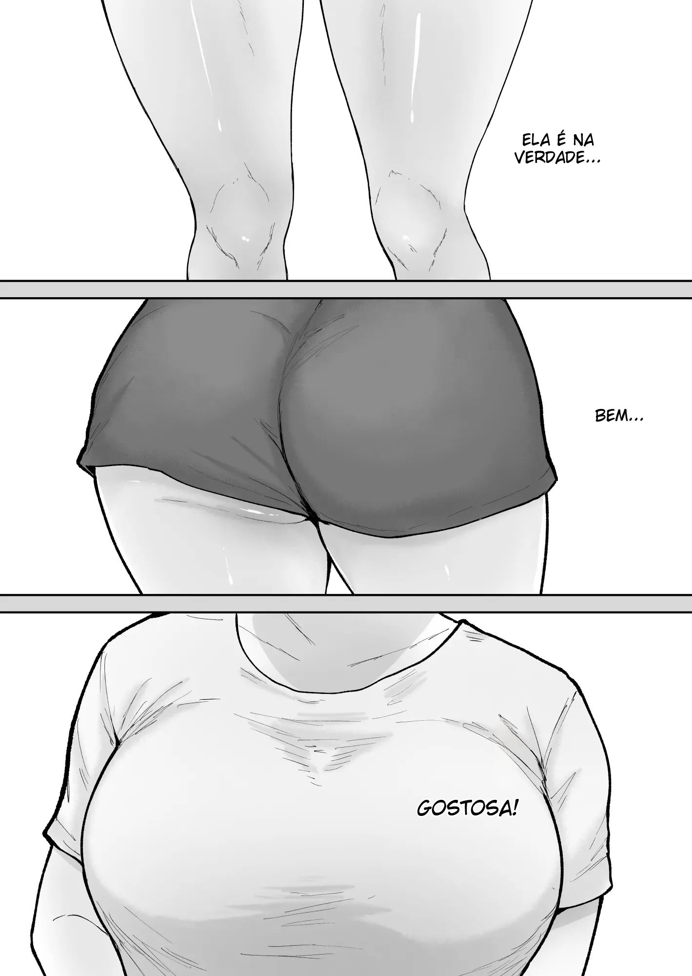 O Verão de Natsuki ~ Minha Amiga de Seios Fartos Foi Transformada Em Mulher Pelas Mãos de Um Adulto Durante o Verão — página 4