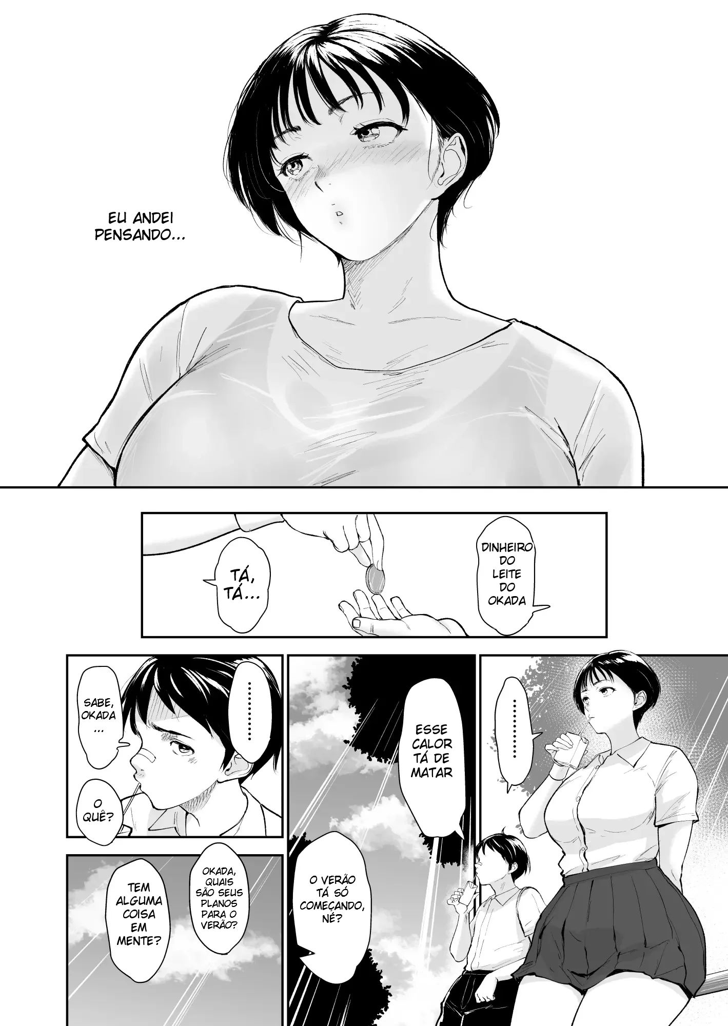 O Verão de Natsuki ~ Minha Amiga de Seios Fartos Foi Transformada Em Mulher Pelas Mãos de Um Adulto Durante o Verão — página 5