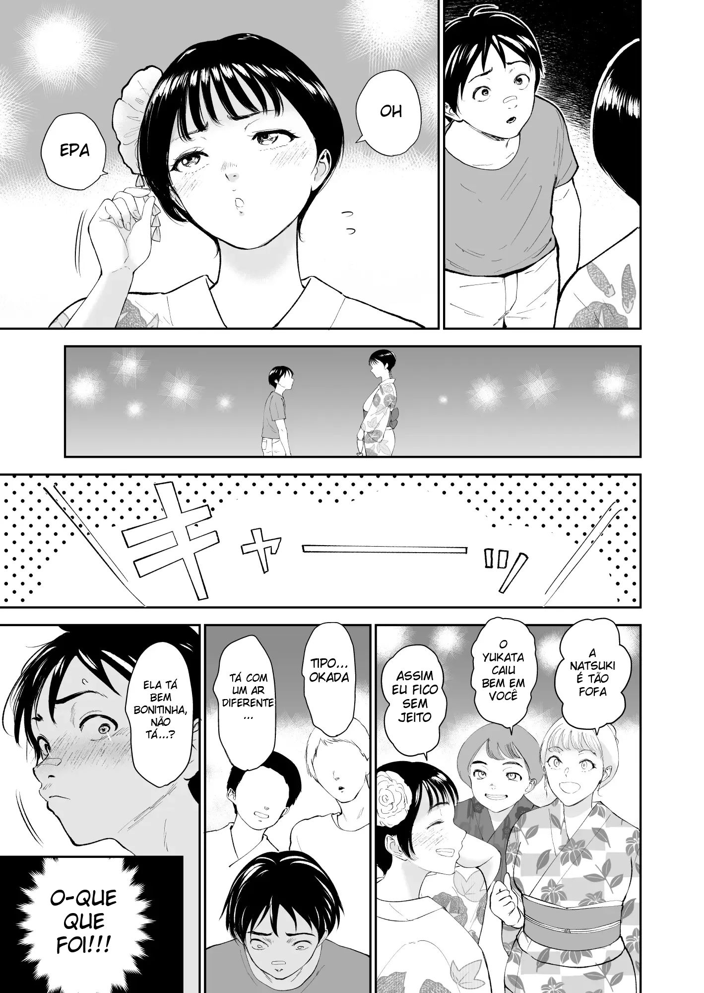 O Verão de Natsuki ~ Minha Amiga de Seios Fartos Foi Transformada Em Mulher Pelas Mãos de Um Adulto Durante o Verão — página 8