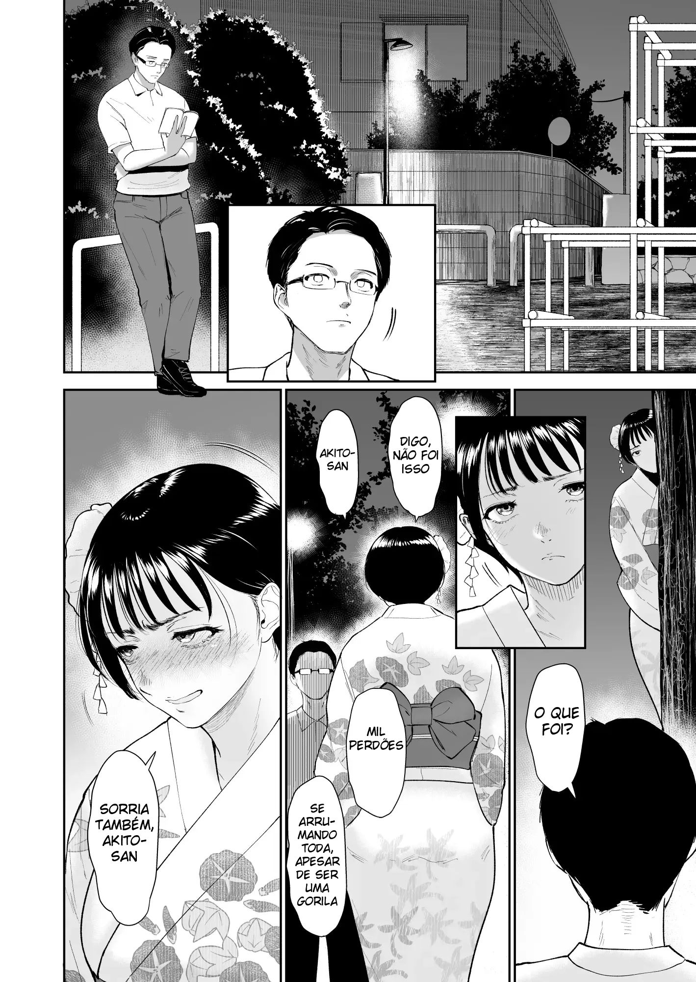 O Verão de Natsuki ~ Minha Amiga de Seios Fartos Foi Transformada Em Mulher Pelas Mãos de Um Adulto Durante o Verão — página 13