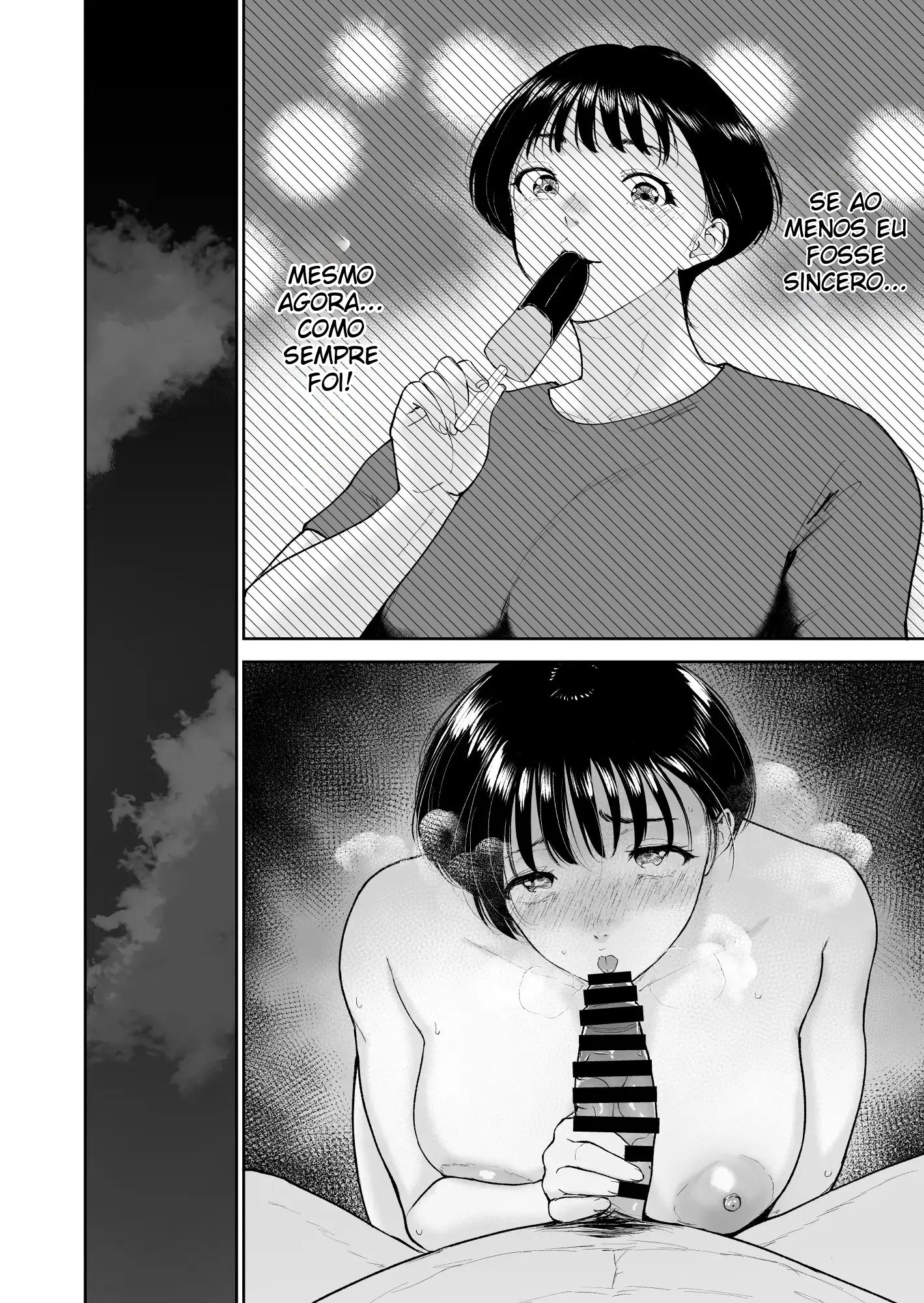 O Verão de Natsuki ~ Minha Amiga de Seios Fartos Foi Transformada Em Mulher Pelas Mãos de Um Adulto Durante o Verão — página 31