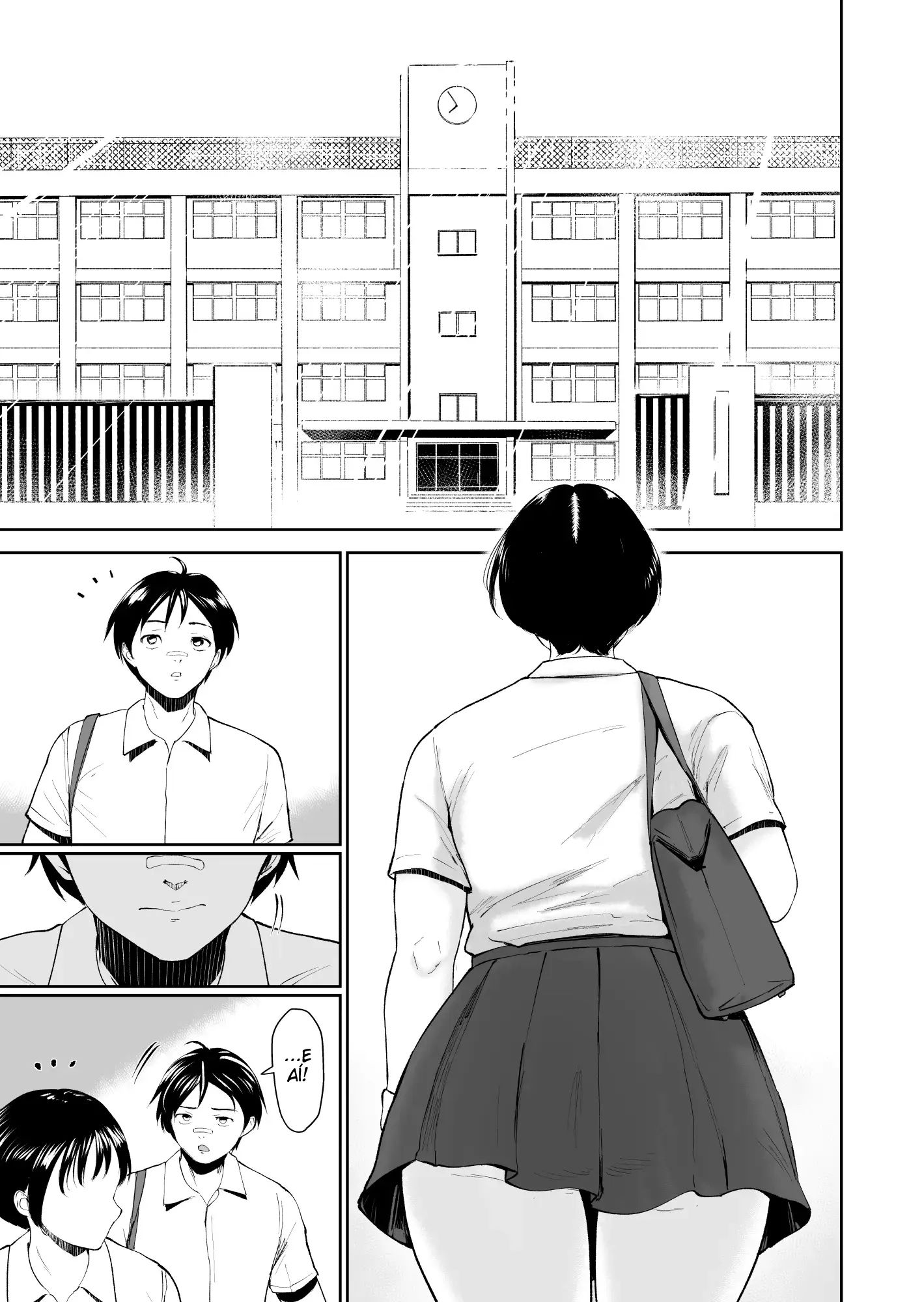 O Verão de Natsuki ~ Minha Amiga de Seios Fartos Foi Transformada Em Mulher Pelas Mãos de Um Adulto Durante o Verão — página 32