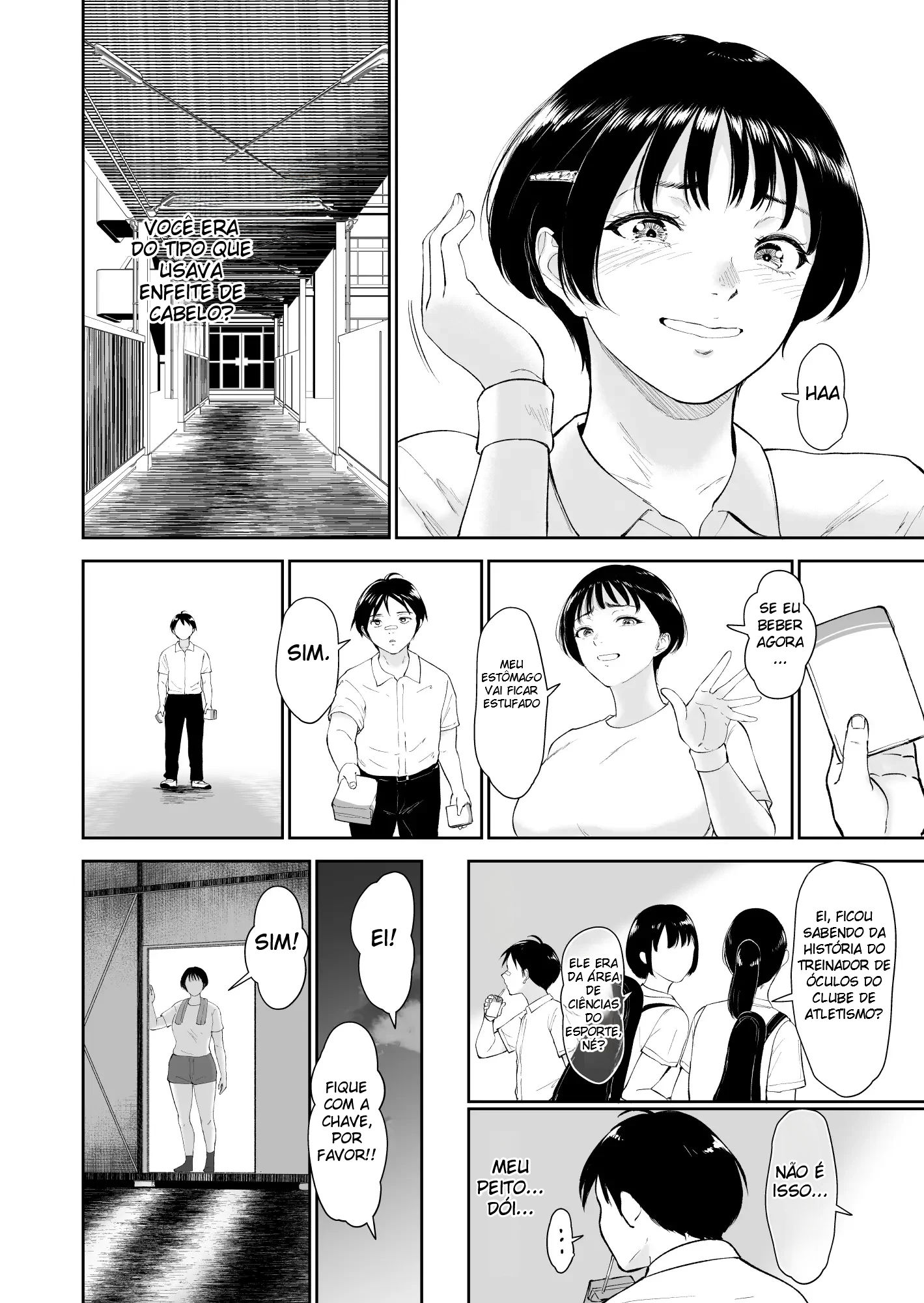 O Verão de Natsuki ~ Minha Amiga de Seios Fartos Foi Transformada Em Mulher Pelas Mãos de Um Adulto Durante o Verão — página 35