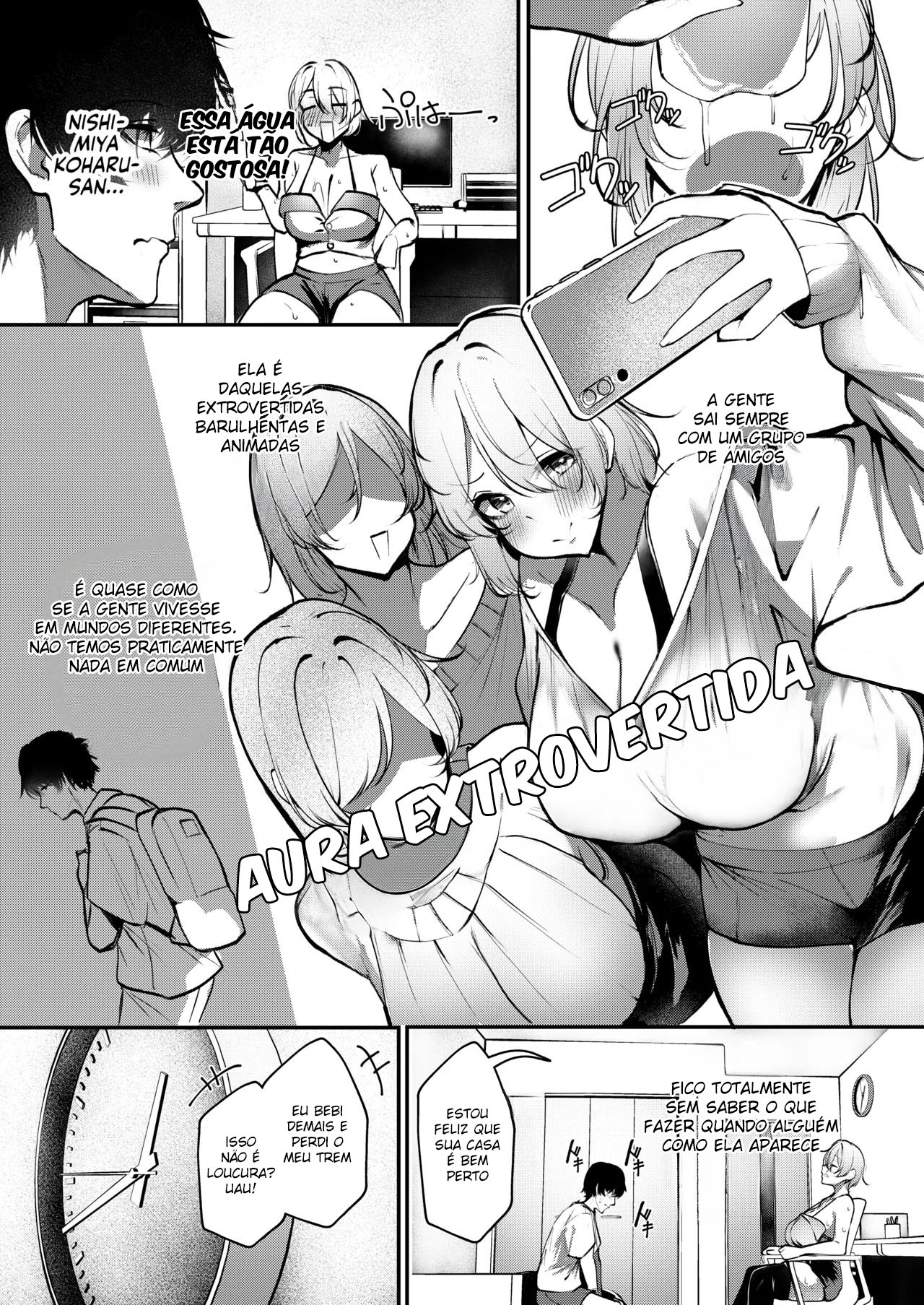 Uma Gyaru Peituda Perdeu O Último Trem e Vestiu um Biquíni de Empregada Doméstica em Troca de Passar a Noite — página 3