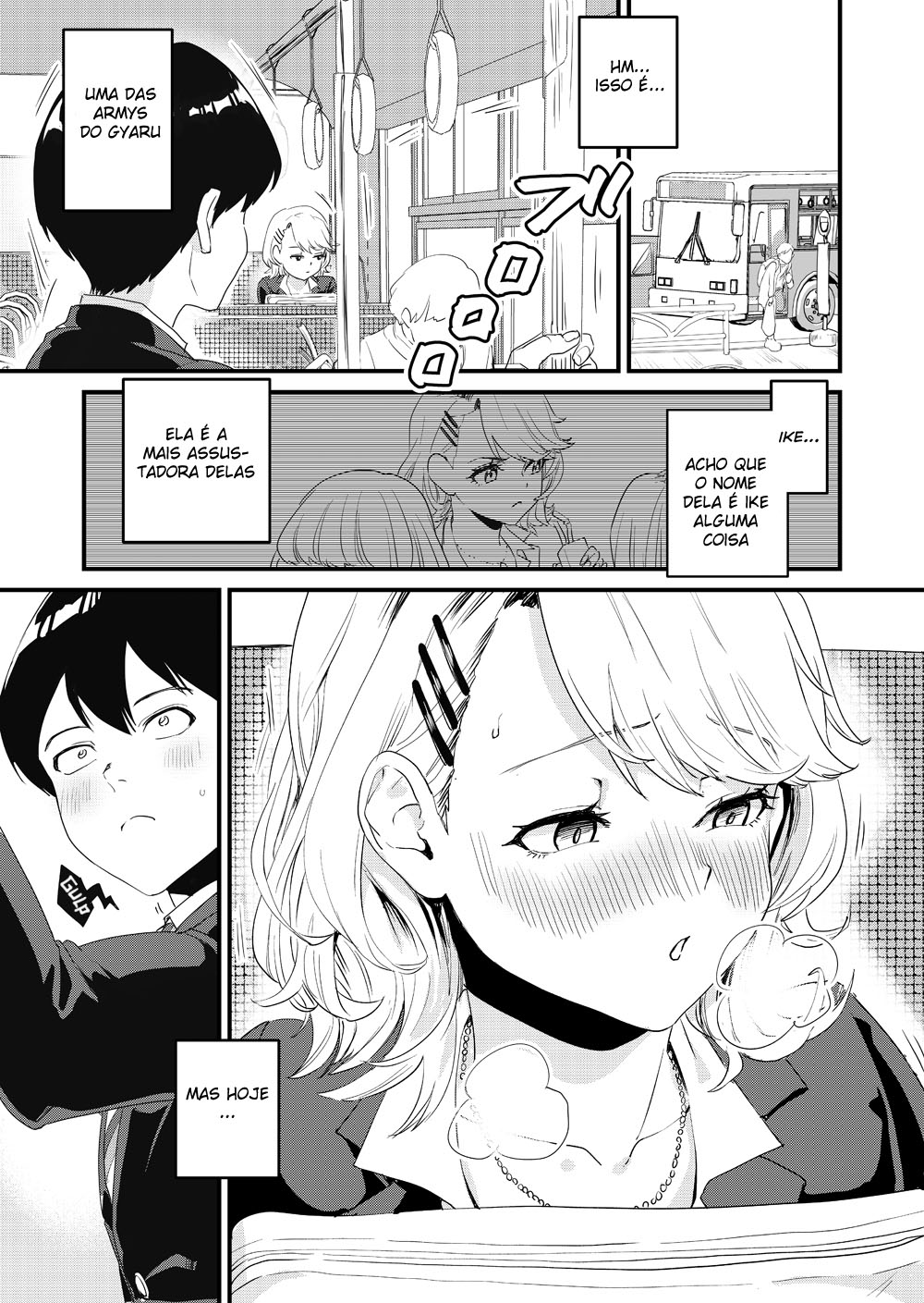 A Garota Gyaru Está Gozando Dentro do Ônibus — página 3