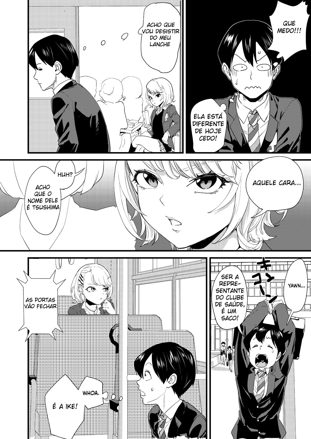A Garota Gyaru Está Gozando Dentro do Ônibus — página 6