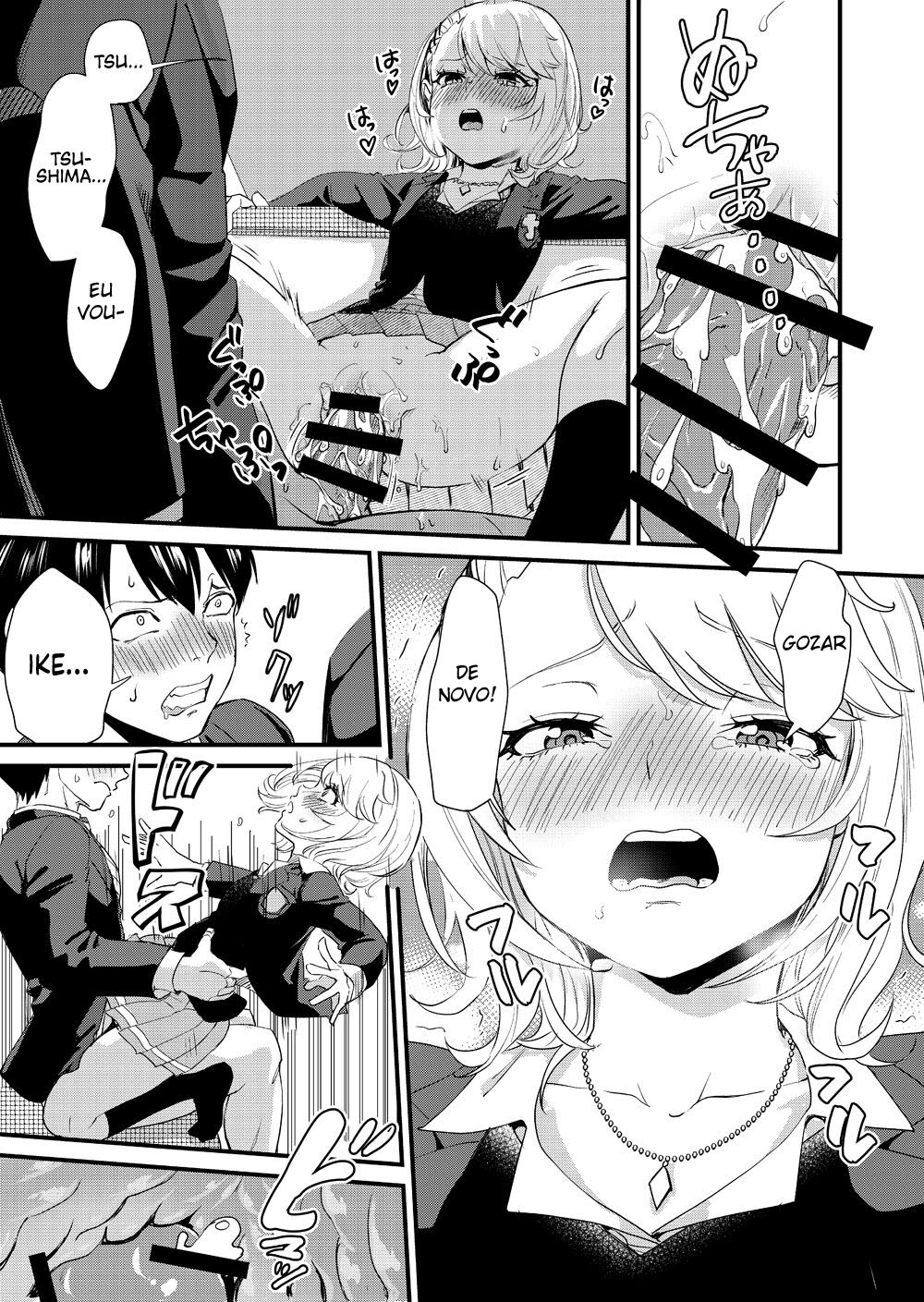 A Garota Gyaru Está Gozando Dentro do Ônibus — página 33