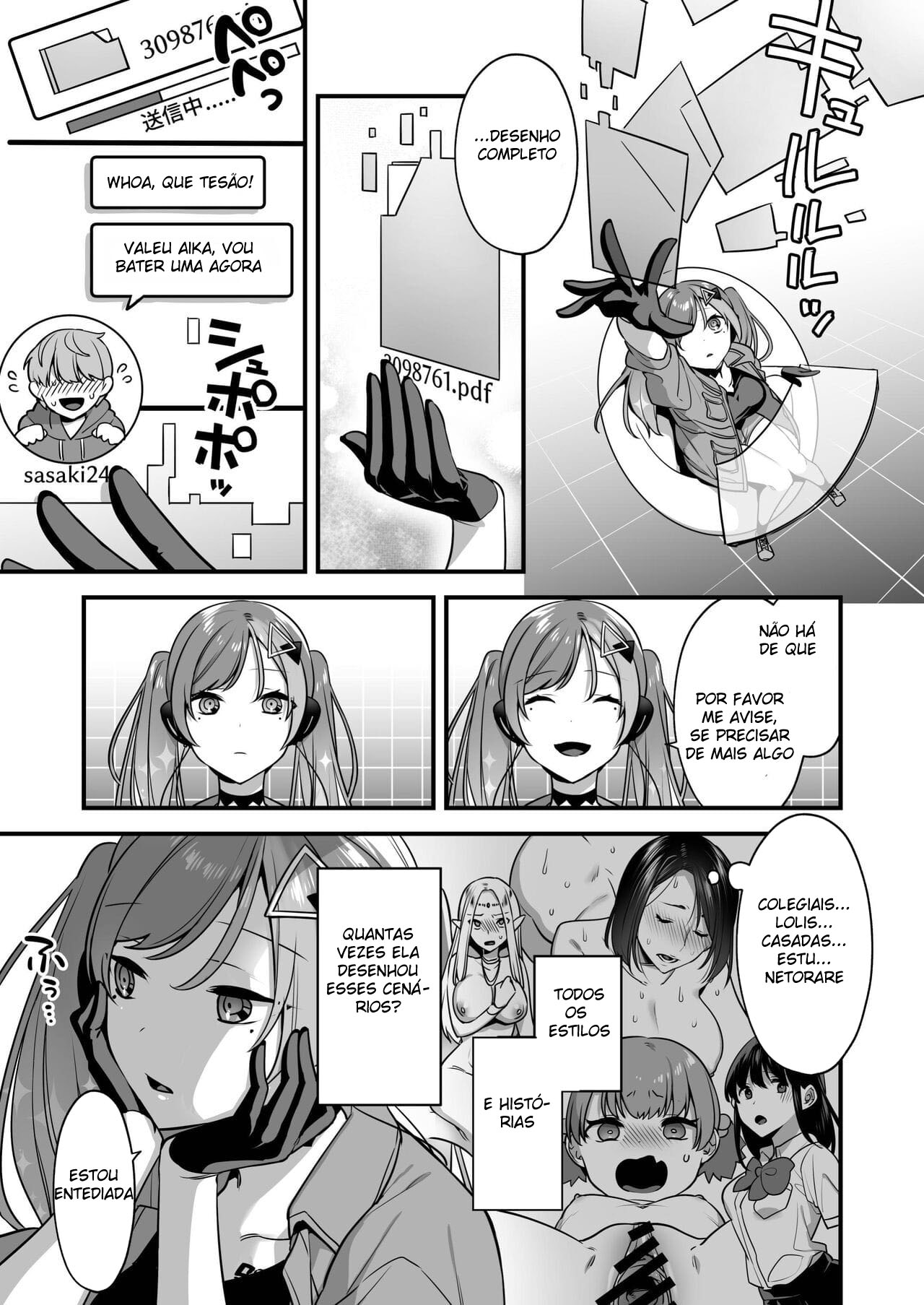 A Vingança da Ia de Mangá Erótico ~ Foda Reversa para Fazer a Humanidade Aprender a Lição ~ — página 5