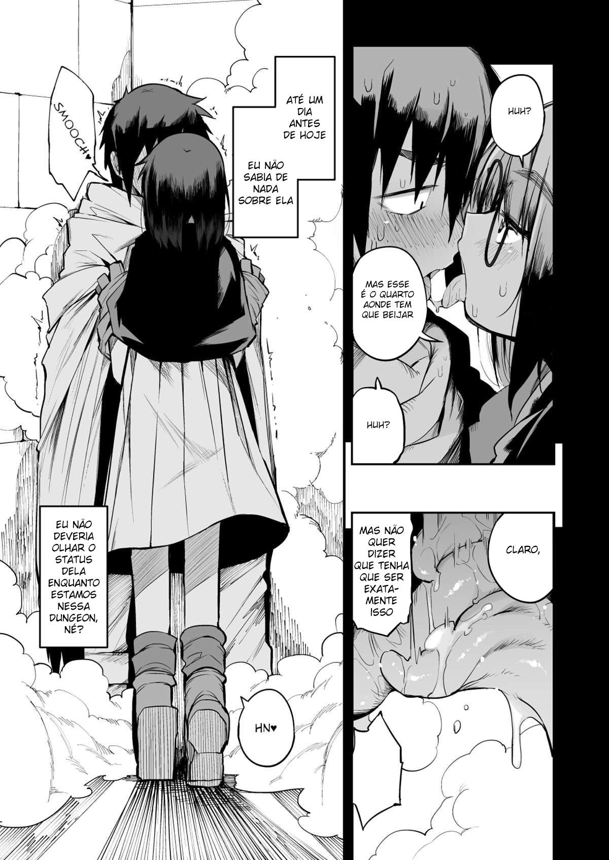 Escapando da Dungeon Sugadora de Sêmen com uma Garota Modesta que eu Não Fazia Ideia que Fosse uma Vagabunda Rank S — página 10