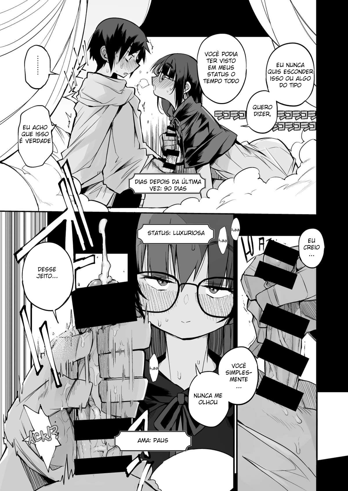 Escapando da Dungeon Sugadora de Sêmen com uma Garota Modesta que eu Não Fazia Ideia que Fosse uma Vagabunda Rank S — página 14
