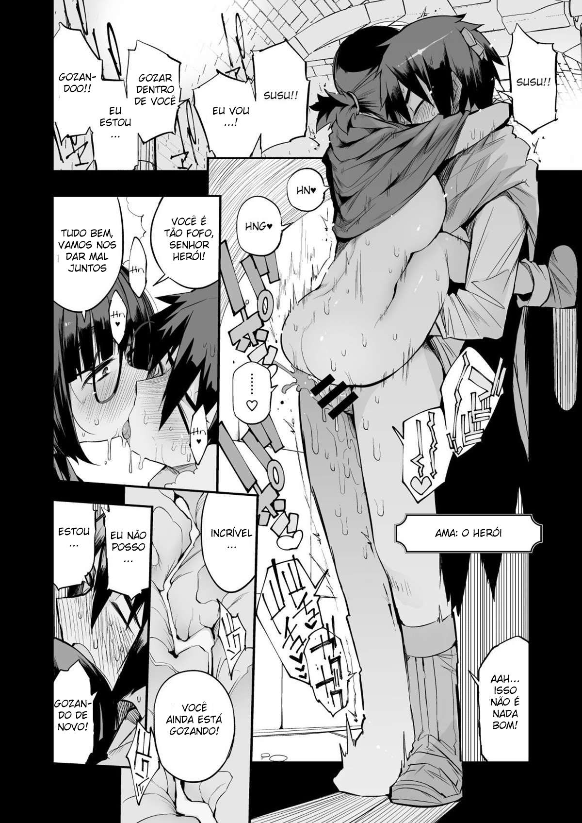 Escapando da Dungeon Sugadora de Sêmen com uma Garota Modesta que eu Não Fazia Ideia que Fosse uma Vagabunda Rank S — página 37