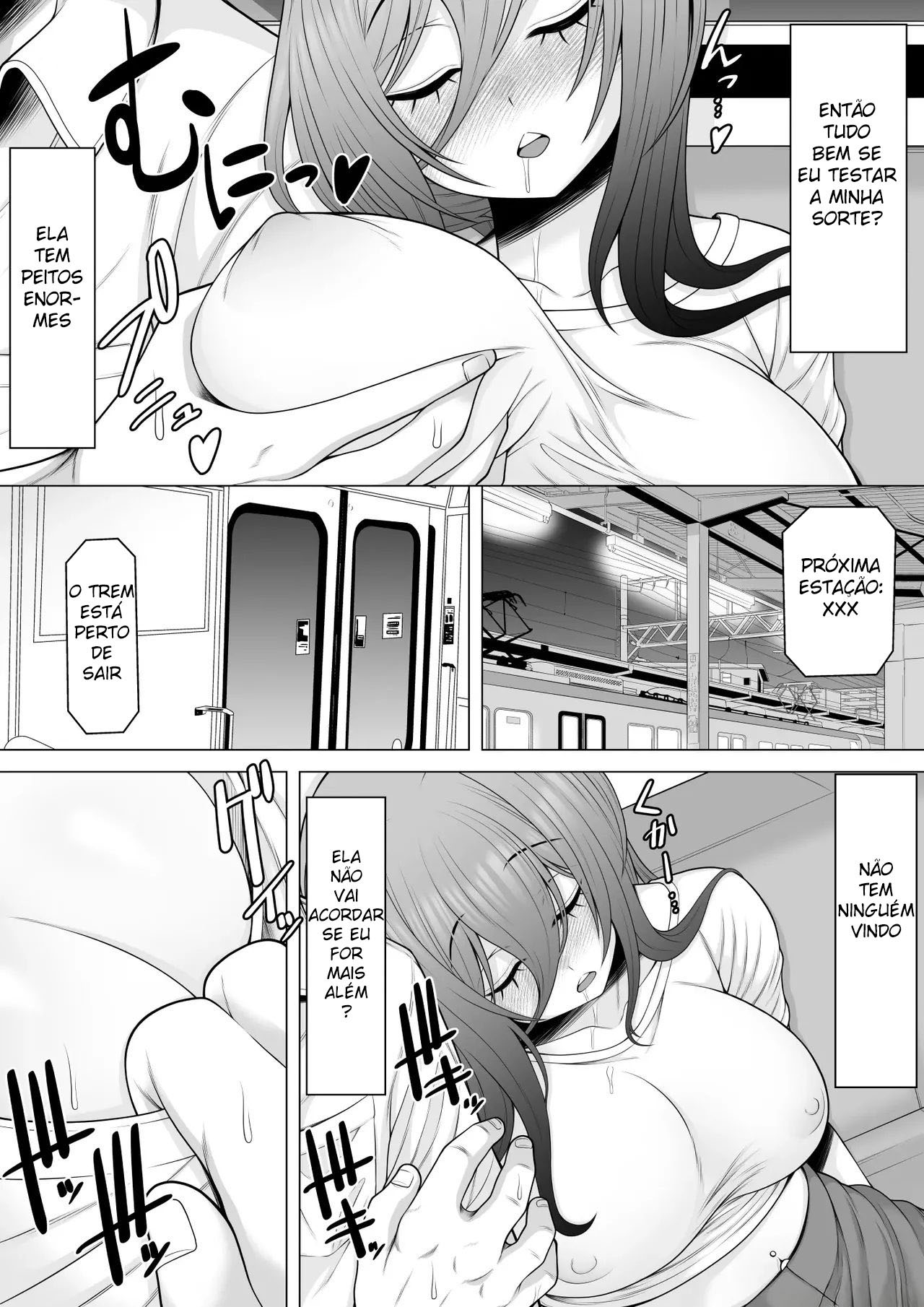 Quando Entrei No Último Trem, Encontrei Uma Mulher Bêbada, Então a Fodi Enquanto Ela Dormia — página 7