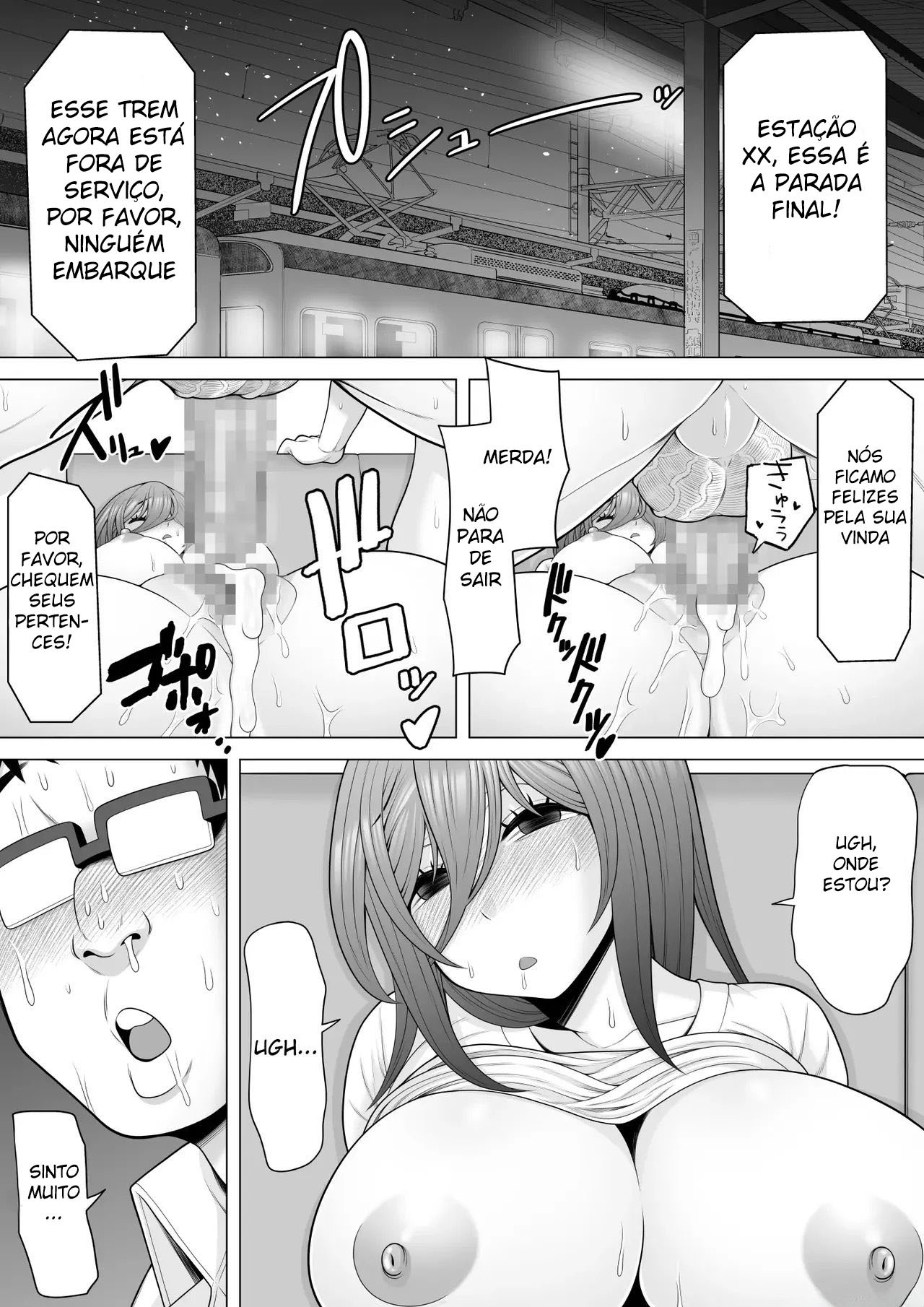 Quando Entrei No Último Trem, Encontrei Uma Mulher Bêbada, Então a Fodi Enquanto Ela Dormia — página 55