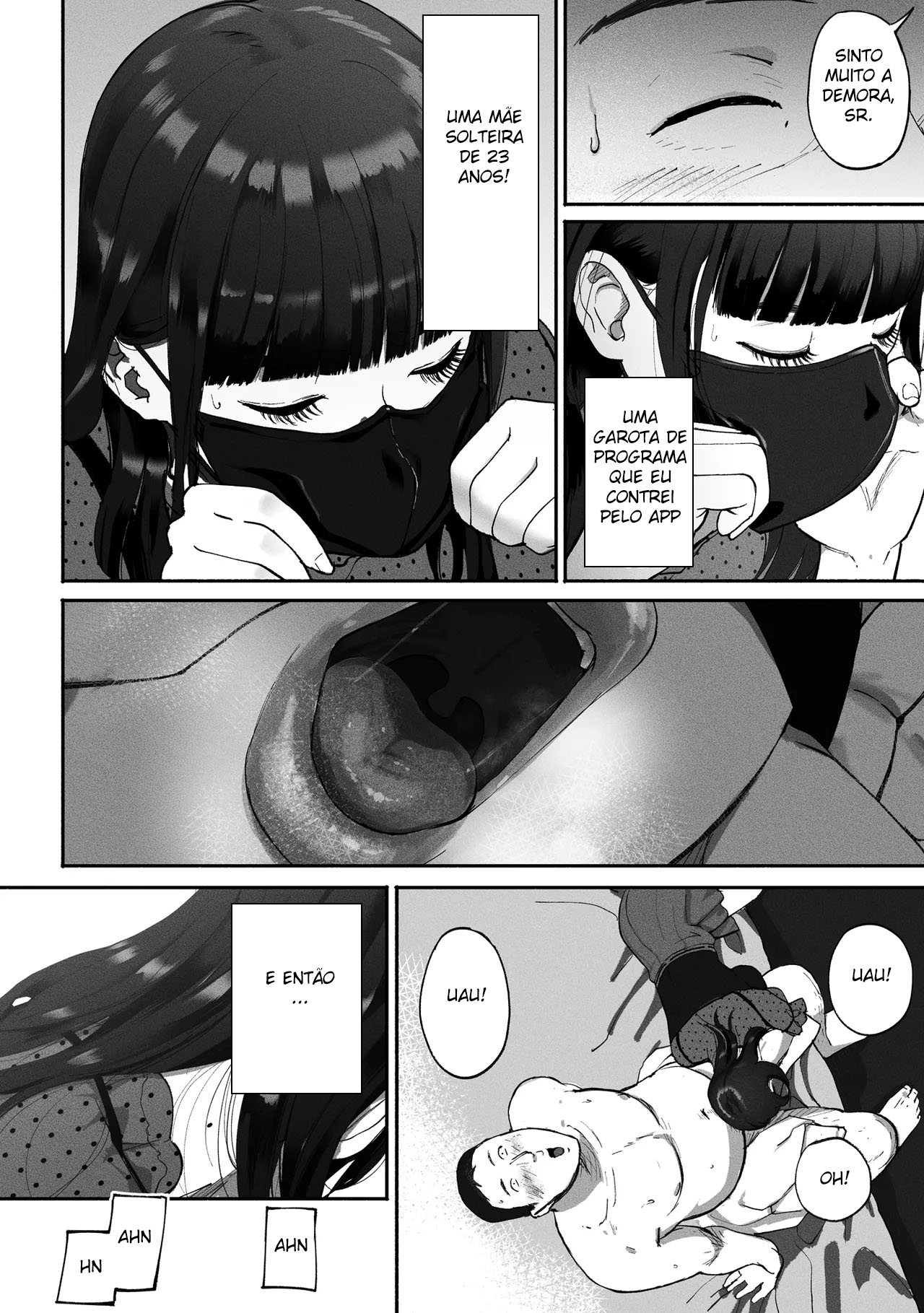 Mãe Solteira Fazendo Sexo Compensado ~ Acabei Encontrando A Novata do Trabalho No Aplicativo ~ — página 3