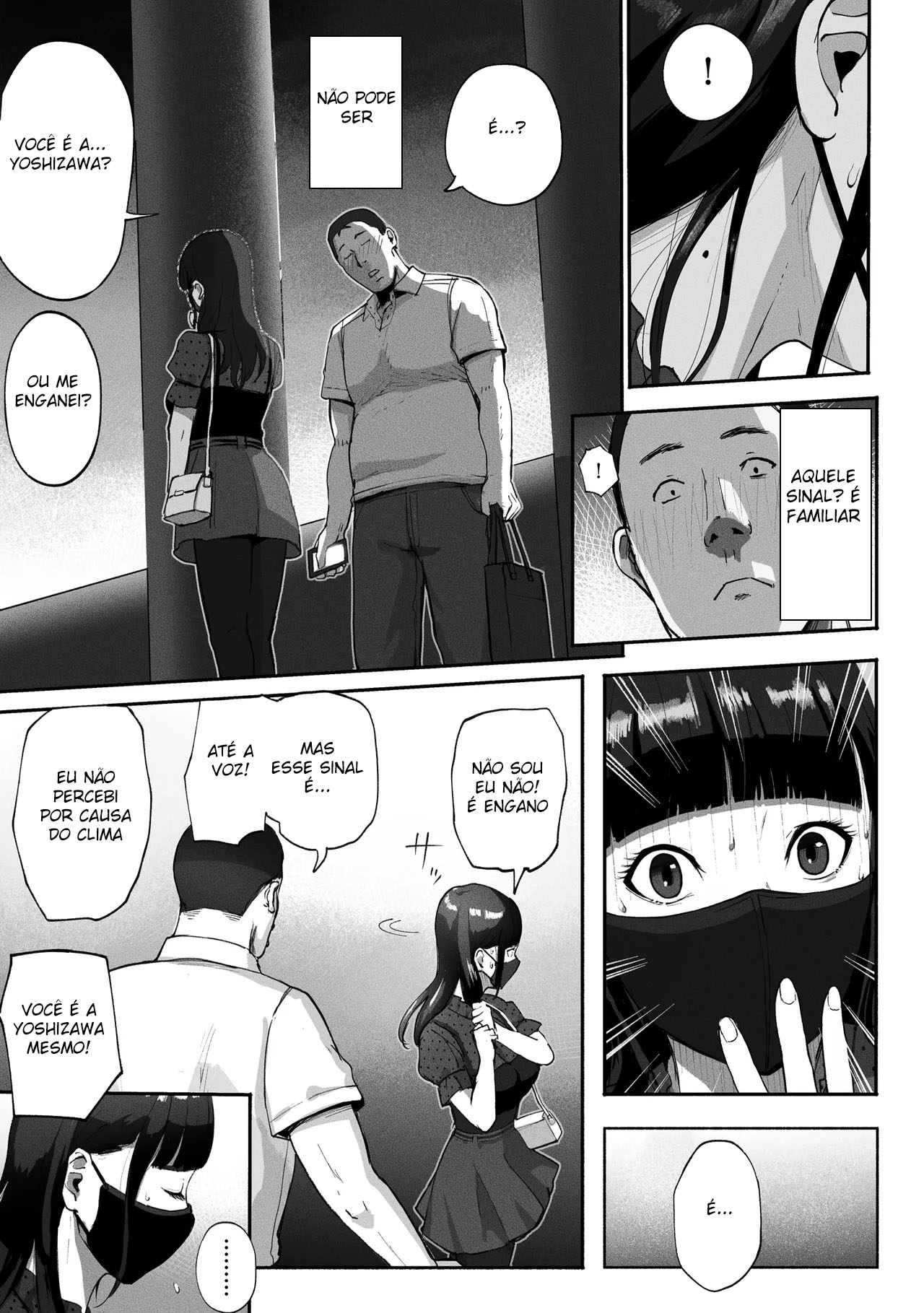 Mãe Solteira Fazendo Sexo Compensado ~ Acabei Encontrando A Novata do Trabalho No Aplicativo ~ — página 12