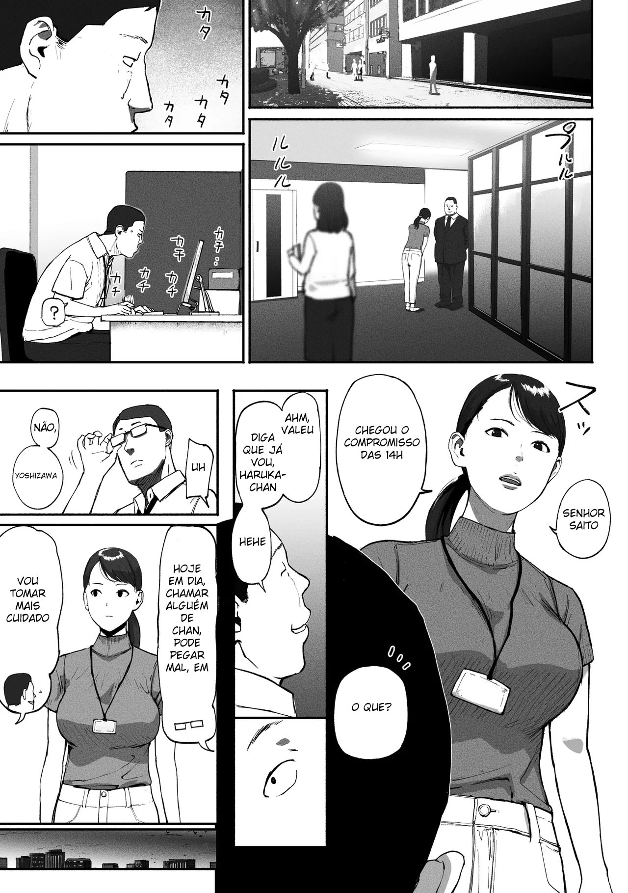 Mãe Solteira Fazendo Sexo Compensado ~ Acabei Encontrando A Novata do Trabalho No Aplicativo ~ — página 36