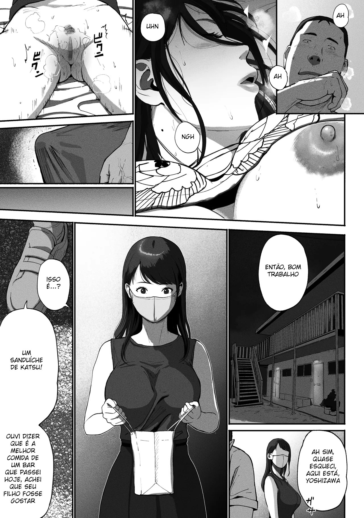 Mãe Solteira Fazendo Sexo Compensado ~ Acabei Encontrando A Novata do Trabalho No Aplicativo ~ — página 40