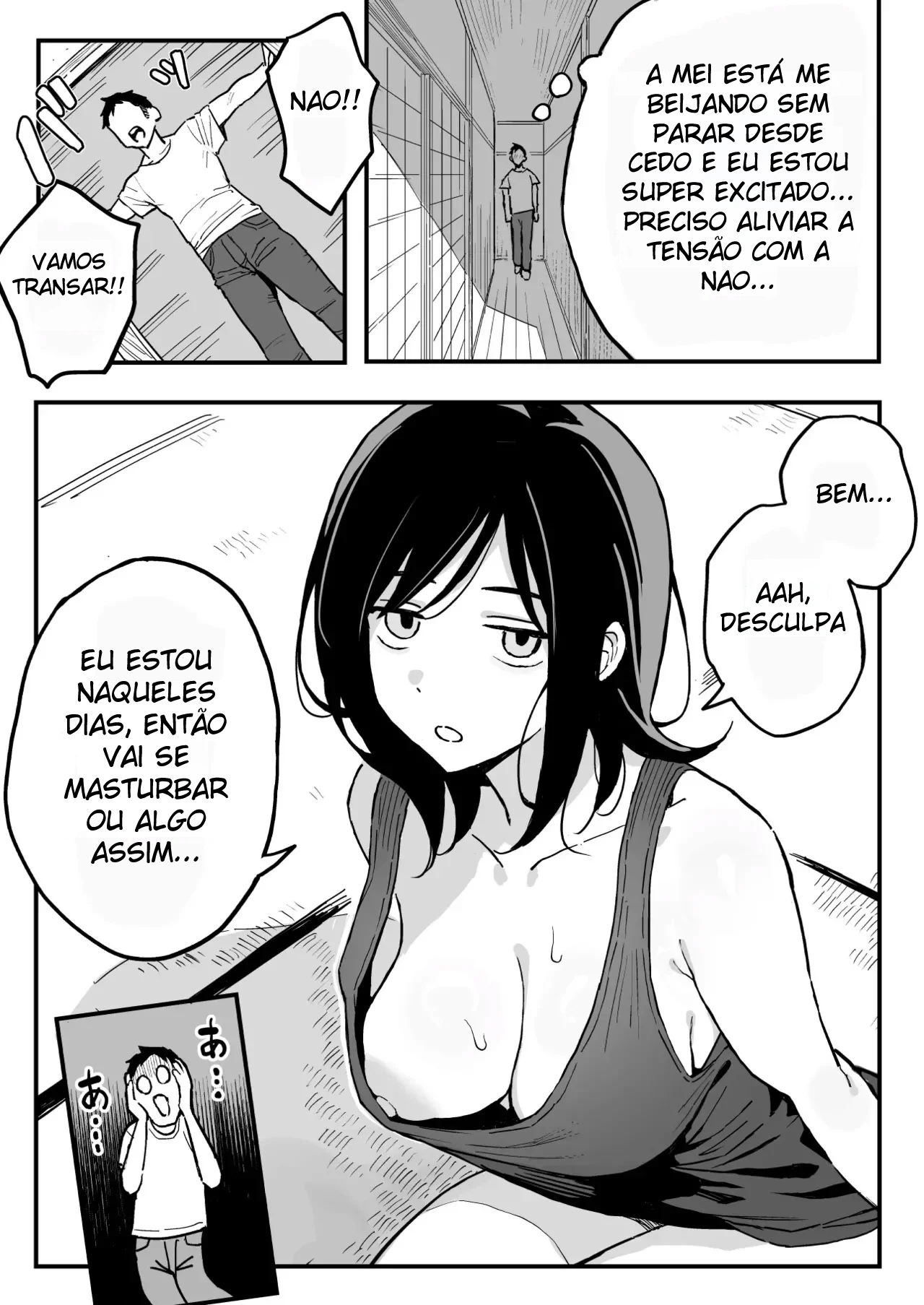 A História de Como Fiz da Irmã da Minha Namorada Minha Amiga Colorida — página 16