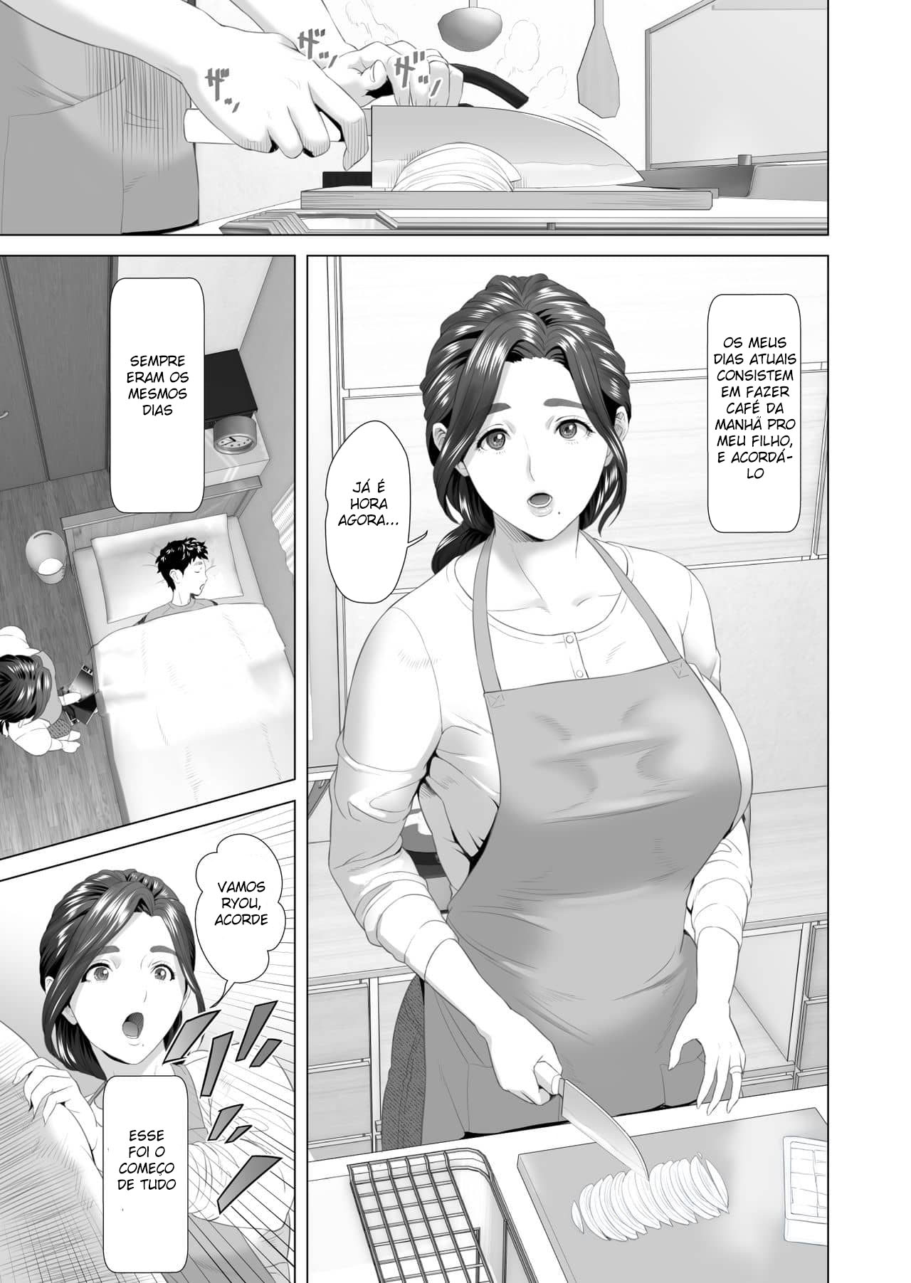 Sedução da Vizinhança ~ Uma Mãe Desejando Uma Visita De Seu Filho na Madrugada! — página 3