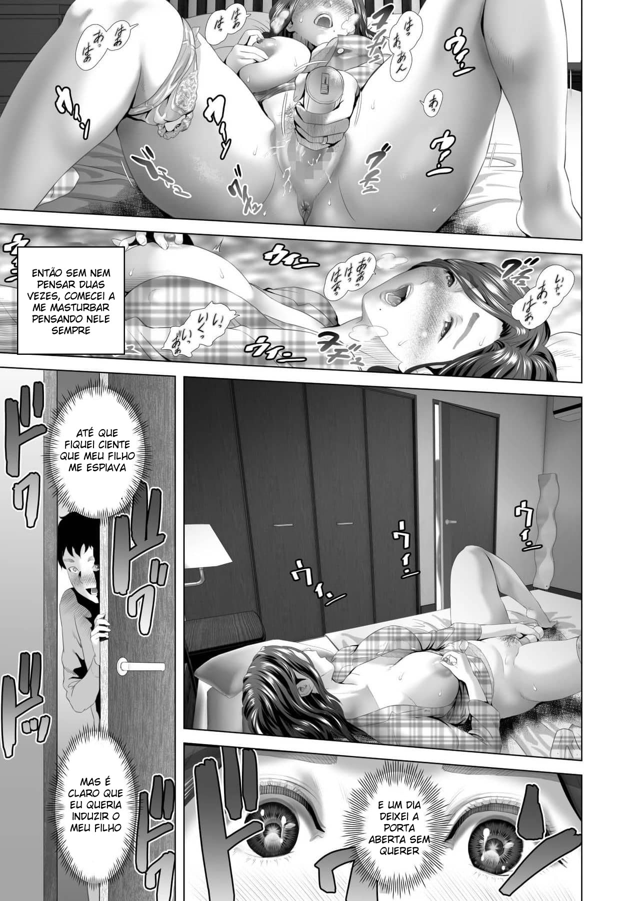 Sedução da Vizinhança ~ Uma Mãe Desejando Uma Visita De Seu Filho na Madrugada! — página 13
