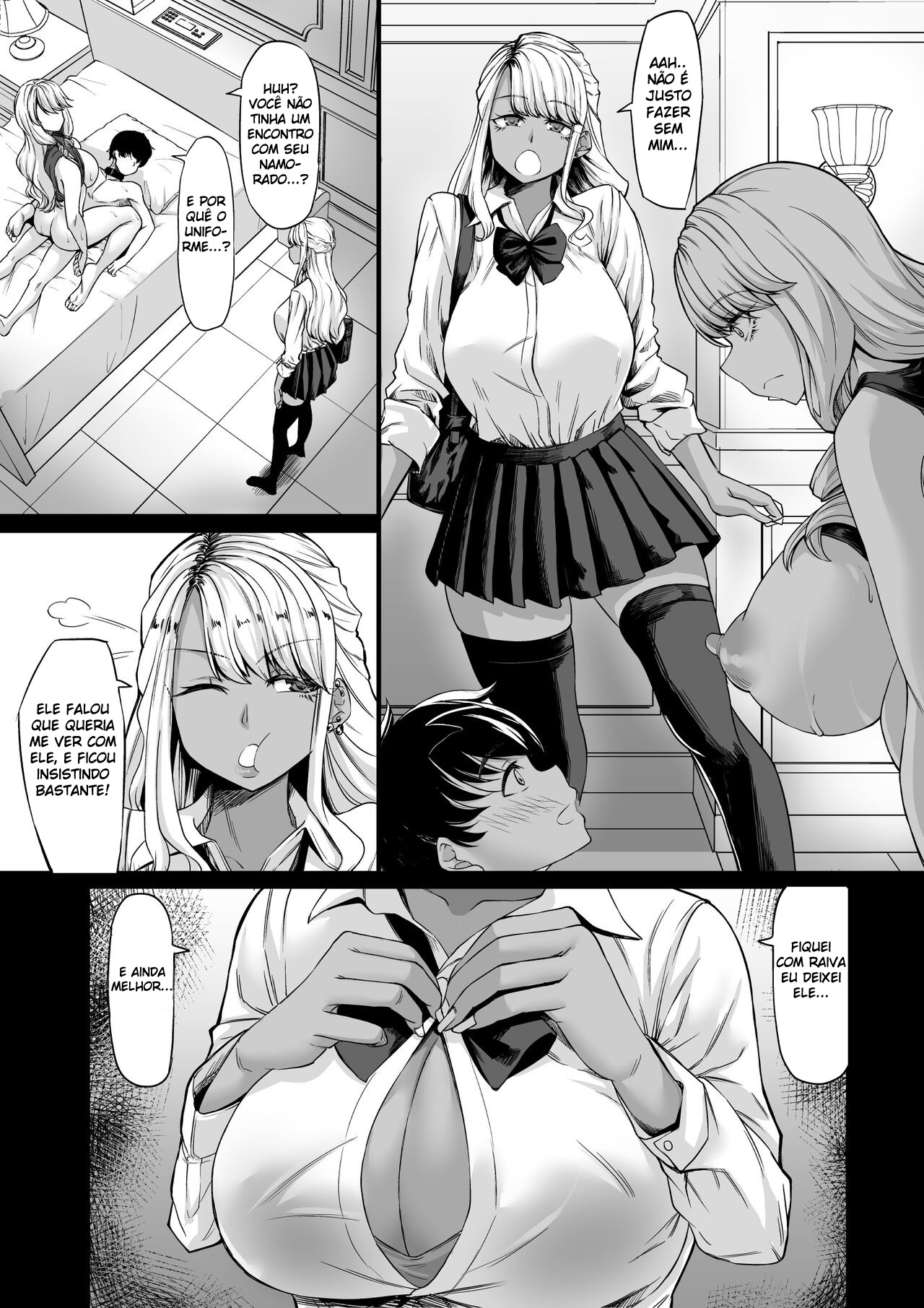 A História de Como Eu que Era o Pet da Empresa, Acabei Virando o Pet de uma Gyaru — página 26