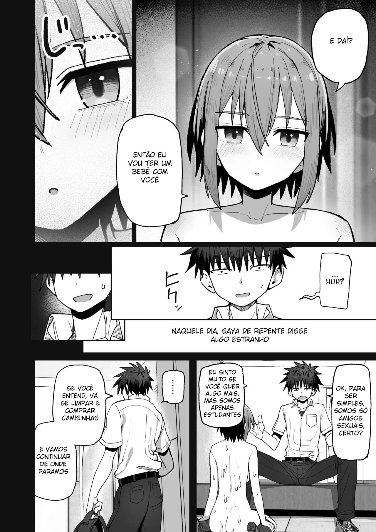 Por Favor, Não me Deixe Ir ~Acabei Me Apaixonando Pela Minha Amiga de Infância Onahole~ — página 27