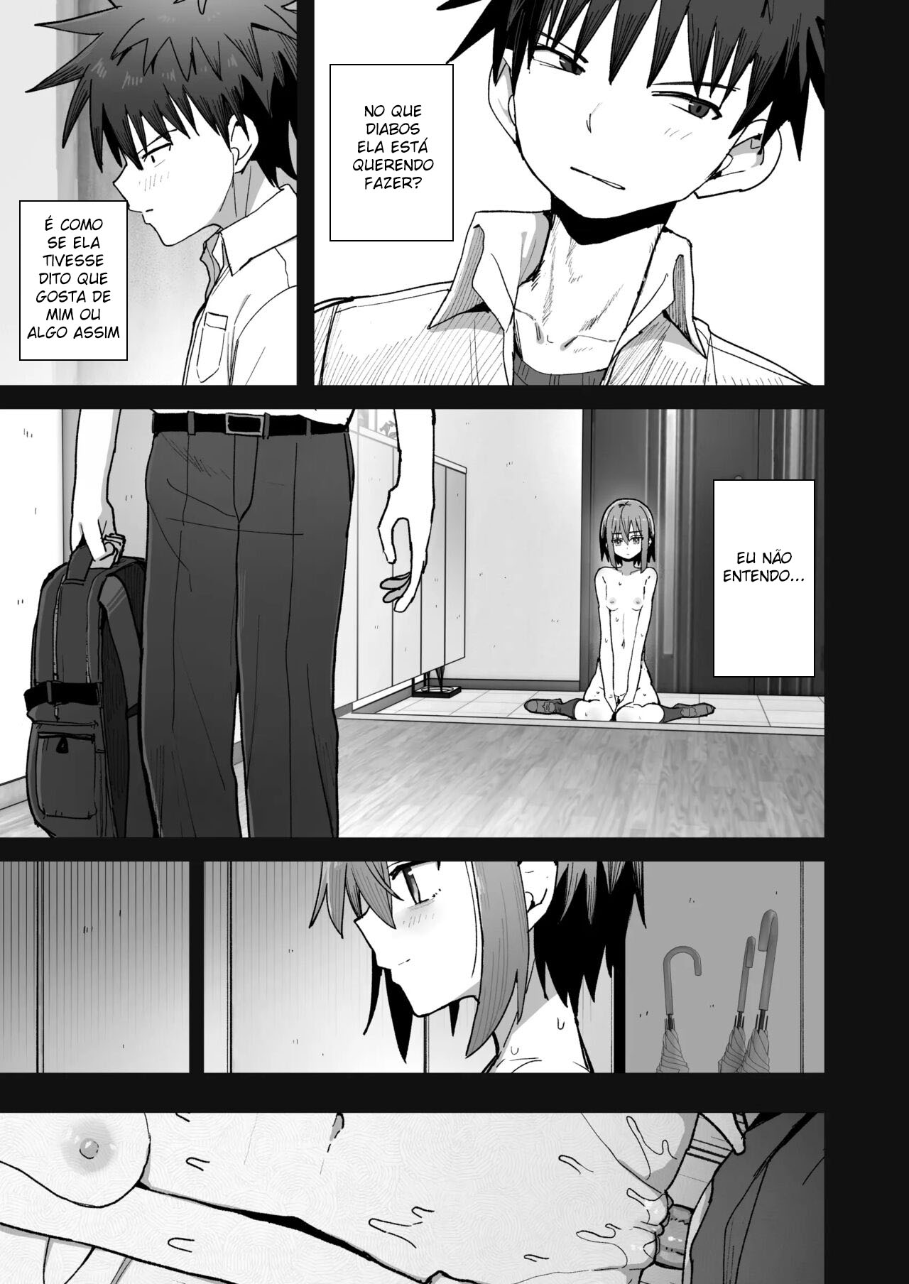 Por Favor, Não me Deixe Ir ~Acabei Me Apaixonando Pela Minha Amiga de Infância Onahole~ — página 28
