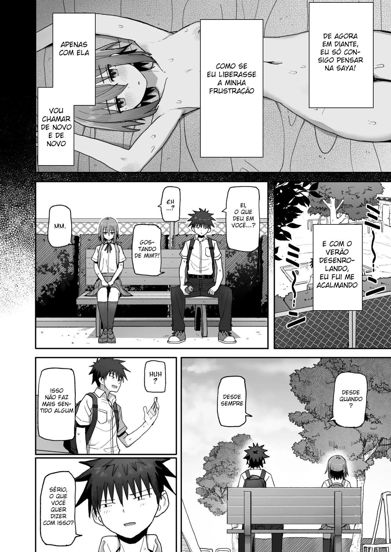 Por Favor, Não me Deixe Ir ~Acabei Me Apaixonando Pela Minha Amiga de Infância Onahole~ — página 39