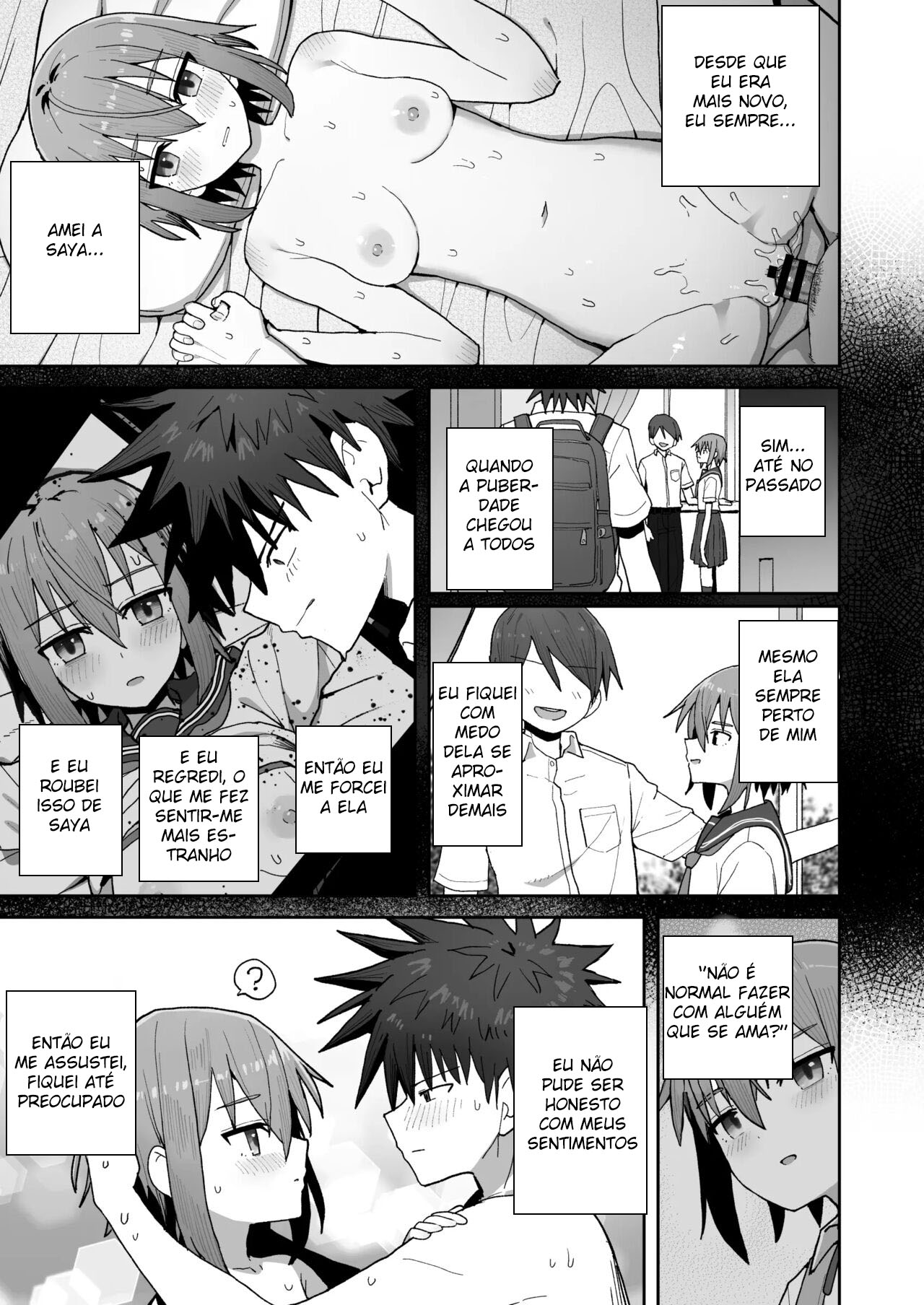 Por Favor, Não me Deixe Ir ~Acabei Me Apaixonando Pela Minha Amiga de Infância Onahole~ — página 50