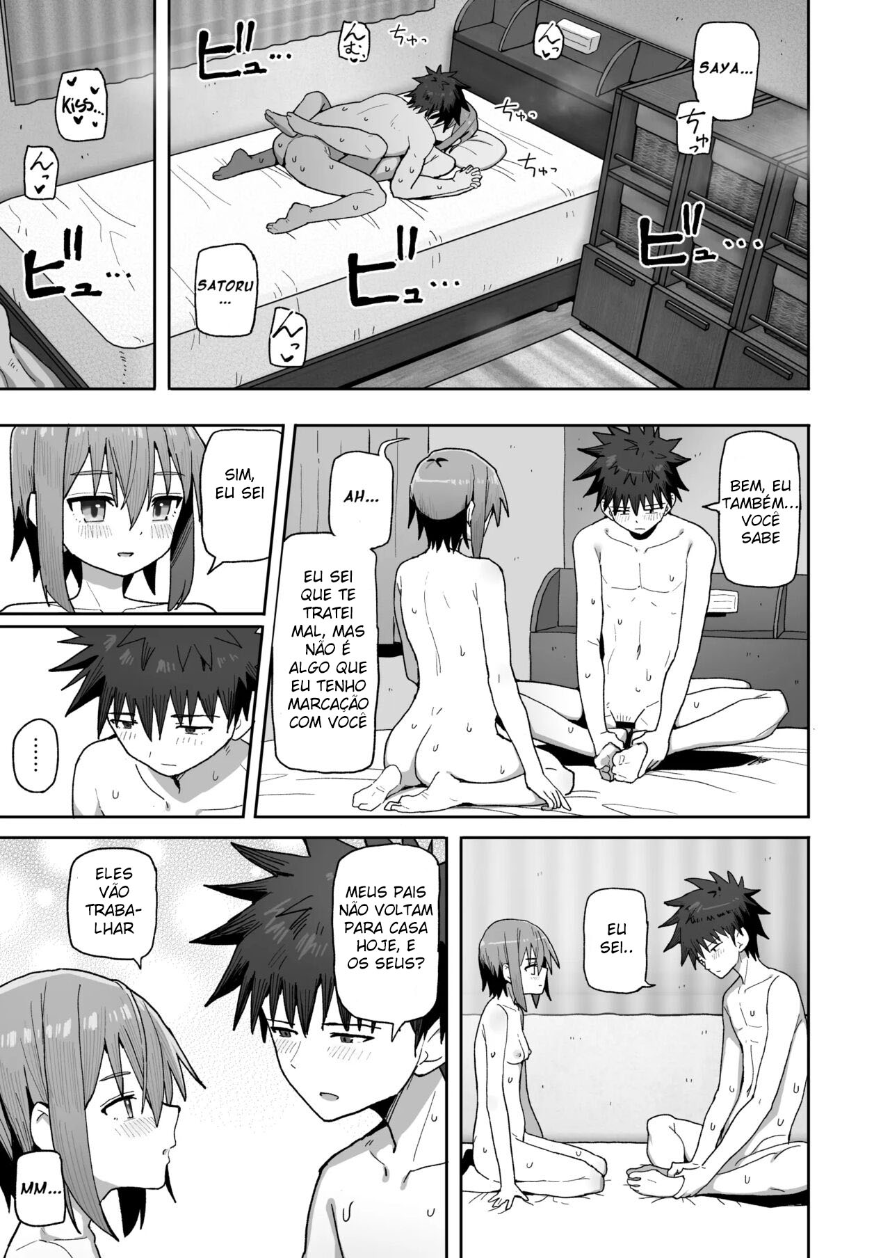 Por Favor, Não me Deixe Ir ~Acabei Me Apaixonando Pela Minha Amiga de Infância Onahole~ — página 60