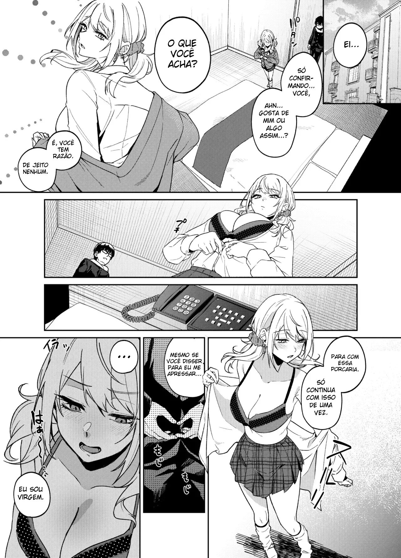 A Gyaru Desocupada Não Gosta Muito de Mim — página 28