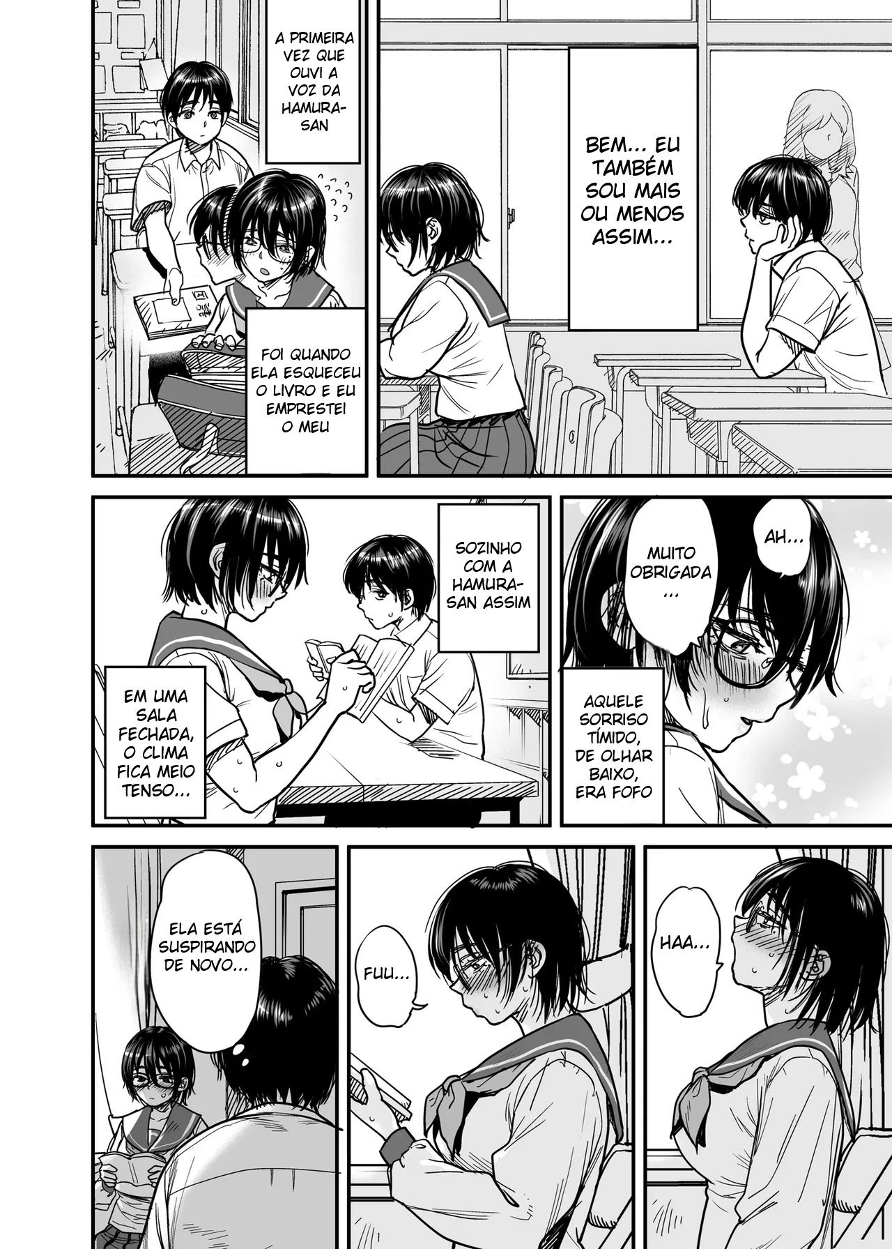 Transformando a Sala do Clube de Literatura Em Um Quarto de Sexo Com a Hamura-san, Que é Suada e Tarada Em Segredo — página 11