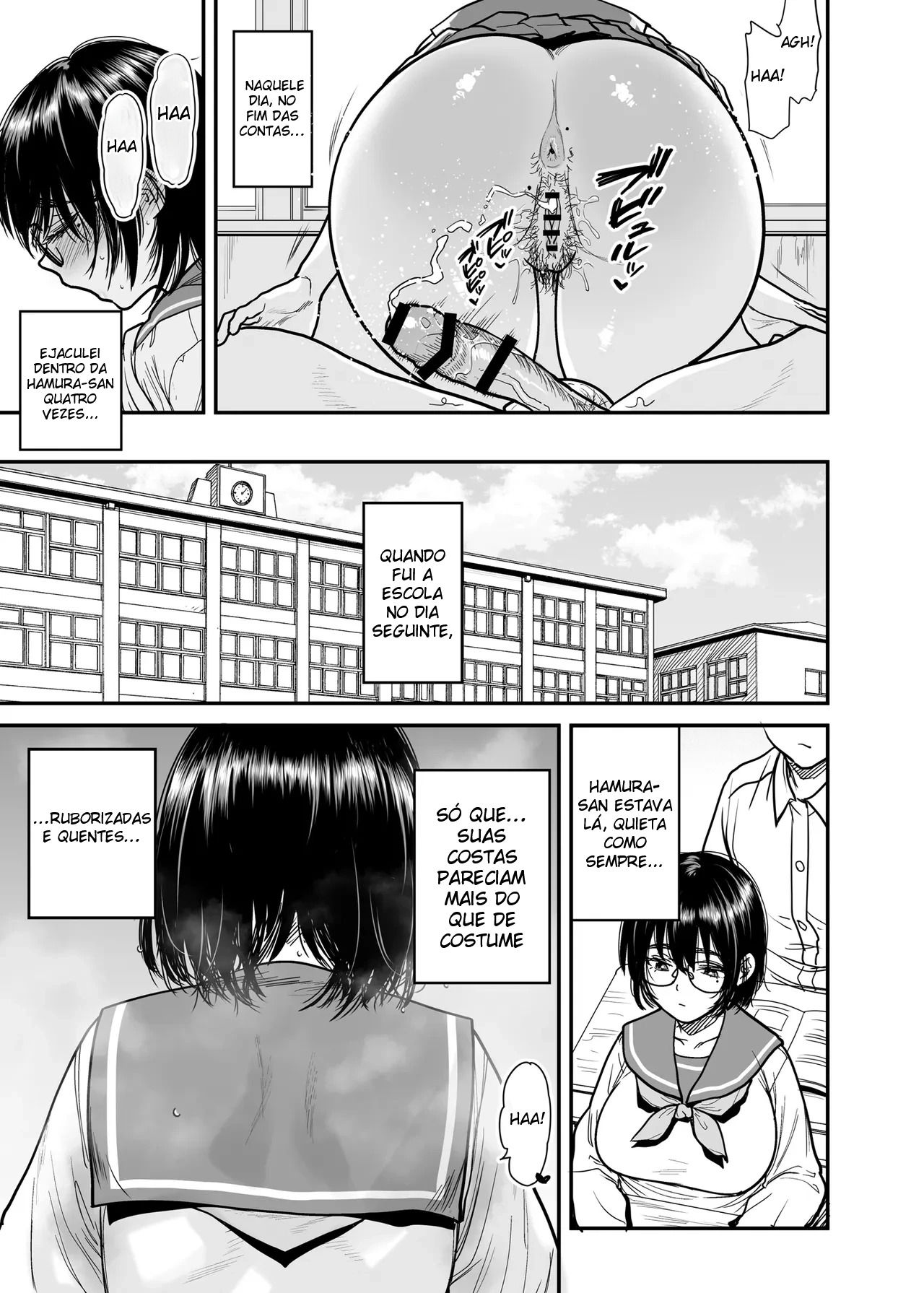Transformando a Sala do Clube de Literatura Em Um Quarto de Sexo Com a Hamura-san, Que é Suada e Tarada Em Segredo — página 22