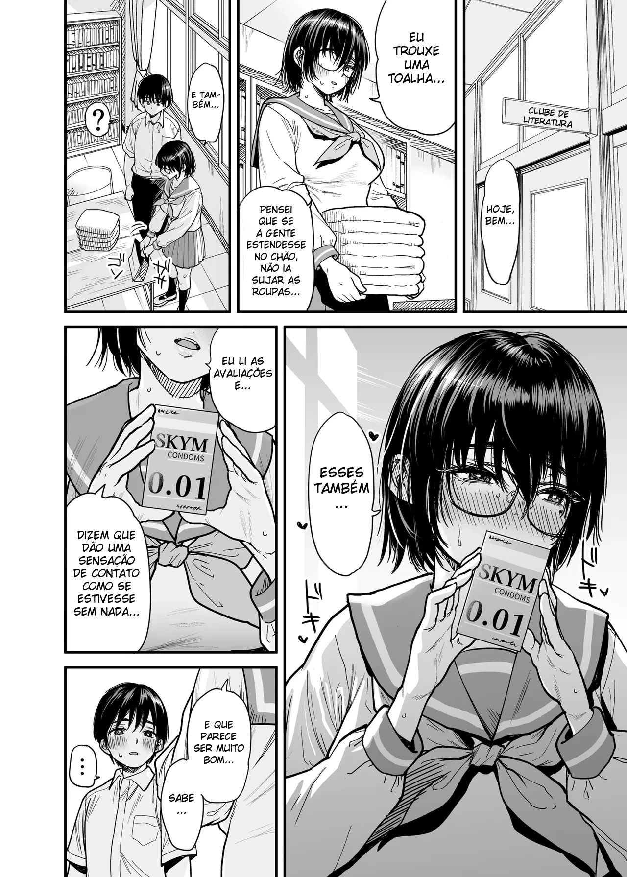 Transformando a Sala do Clube de Literatura Em Um Quarto de Sexo Com a Hamura-san, Que é Suada e Tarada Em Segredo — página 23
