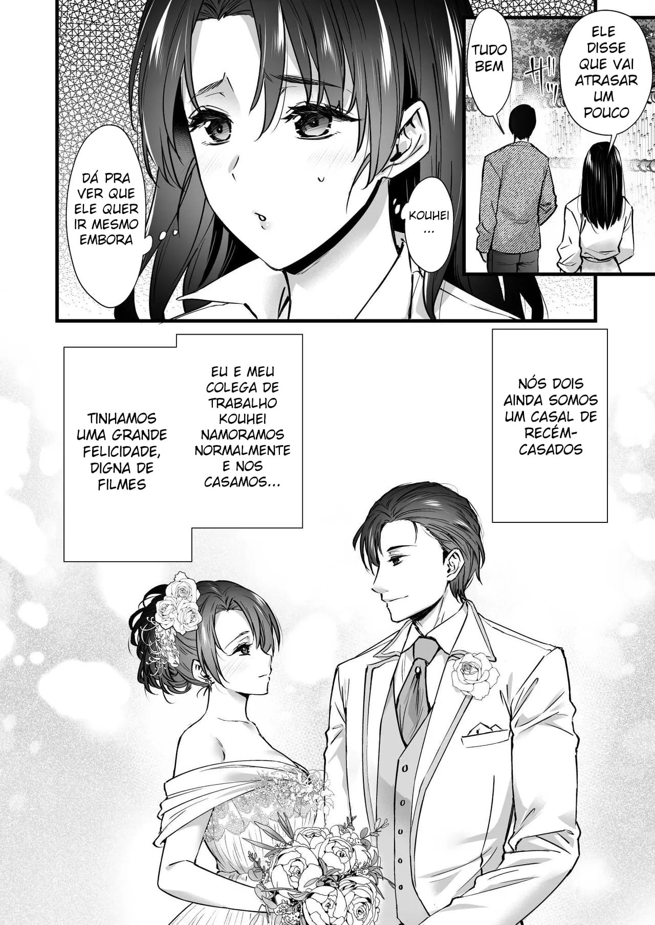 Tão Prazeroso Que Vicia! Troca de Casais Em Um Onsen Entre Um Casal Inocente e Um Casal Mulherengo — página 3