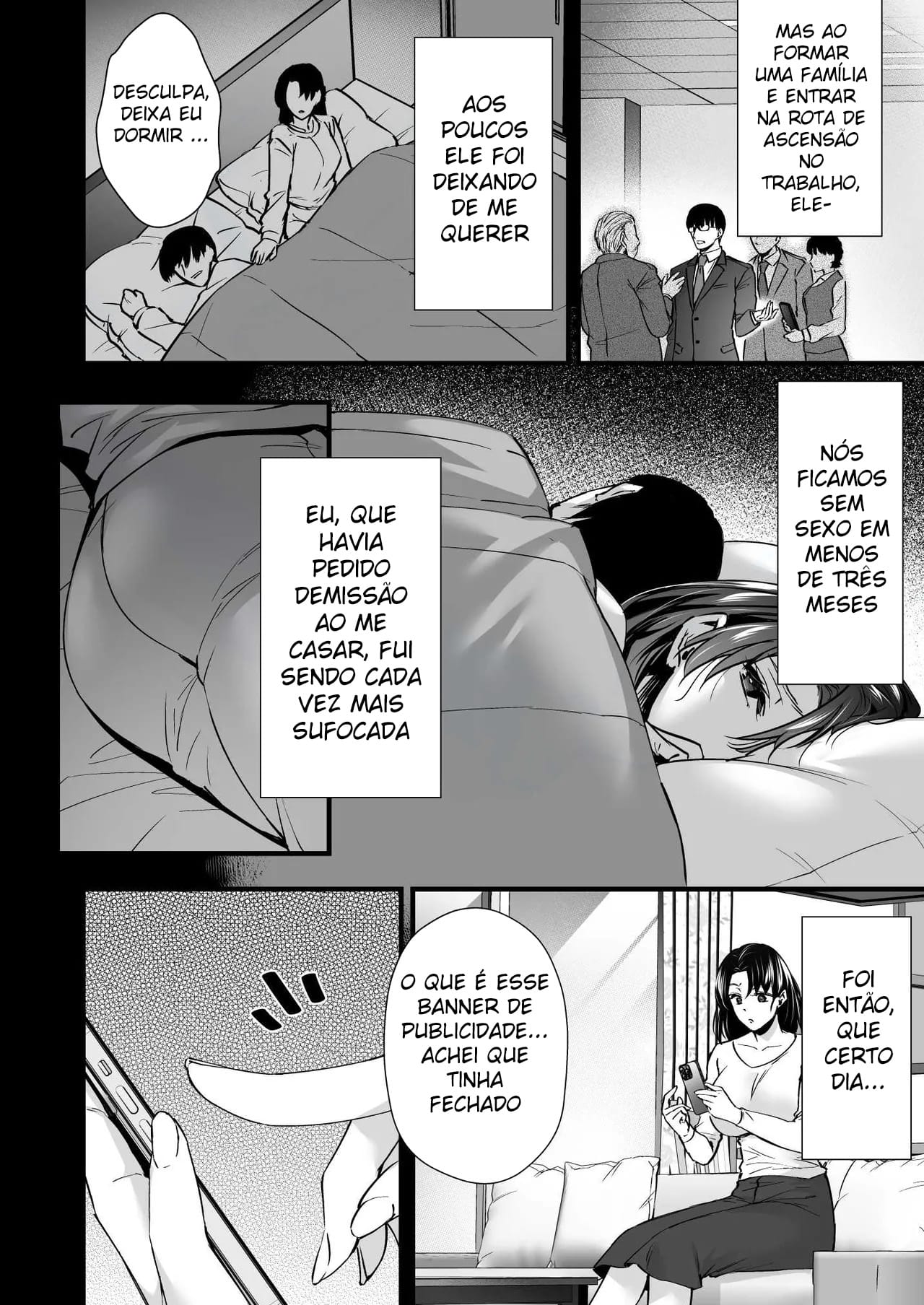 Tão Prazeroso Que Vicia! Troca de Casais Em Um Onsen Entre Um Casal Inocente e Um Casal Mulherengo — página 5