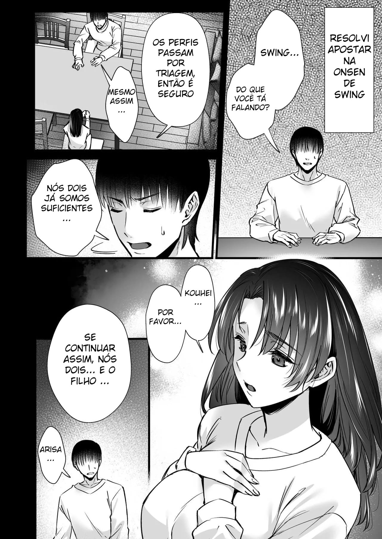 Tão Prazeroso Que Vicia! Troca de Casais Em Um Onsen Entre Um Casal Inocente e Um Casal Mulherengo — página 7