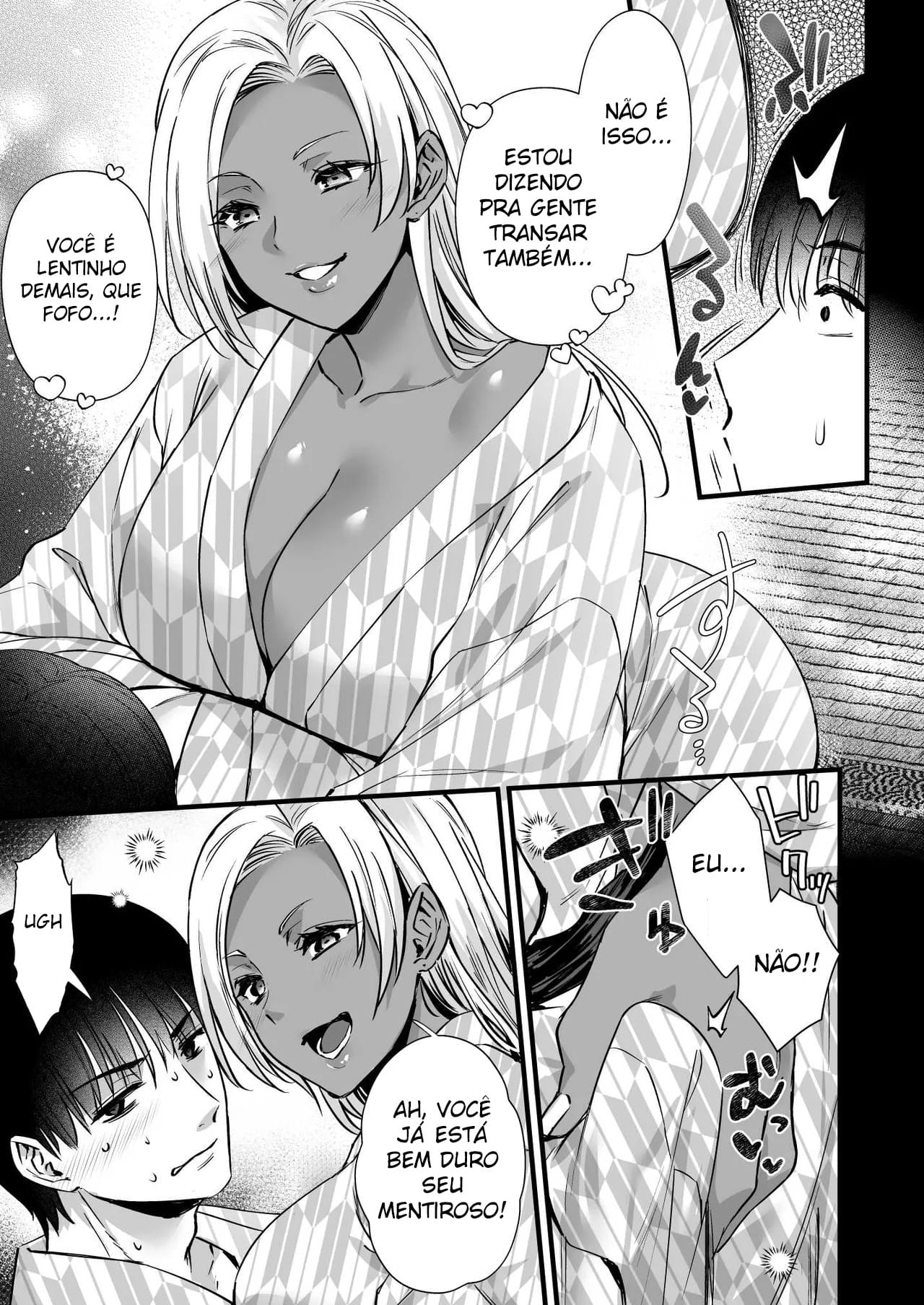 Tão Prazeroso Que Vicia! Troca de Casais Em Um Onsen Entre Um Casal Inocente e Um Casal Mulherengo — página 42