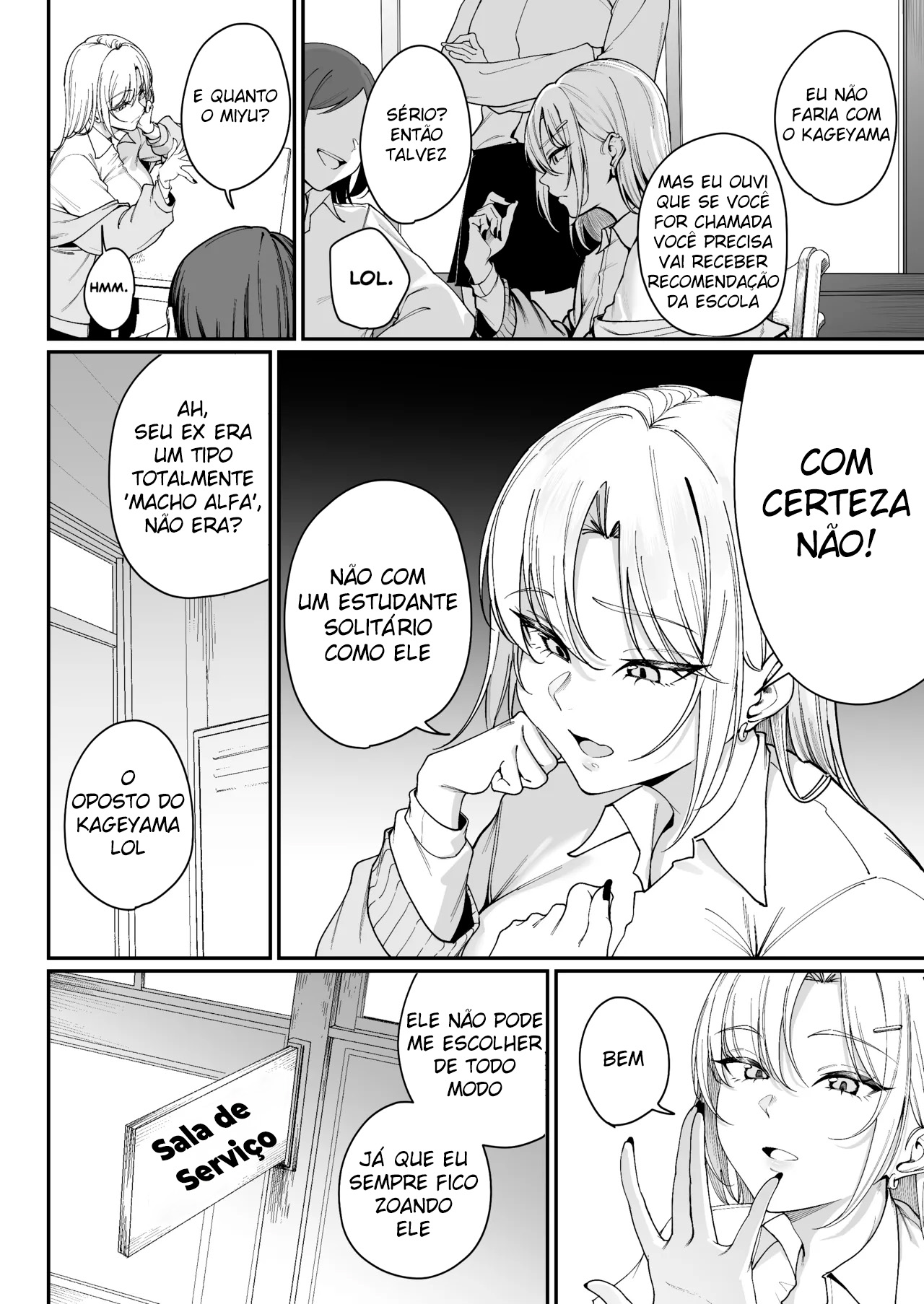 Agora Que Sou um Aluno de ‘Tratamento Especial’, Vou Escolher a Gyaru Mal-Comportada! – Umezu-san, Quer Sempre Coloca a Bunda na Minha Mesa – — página 9