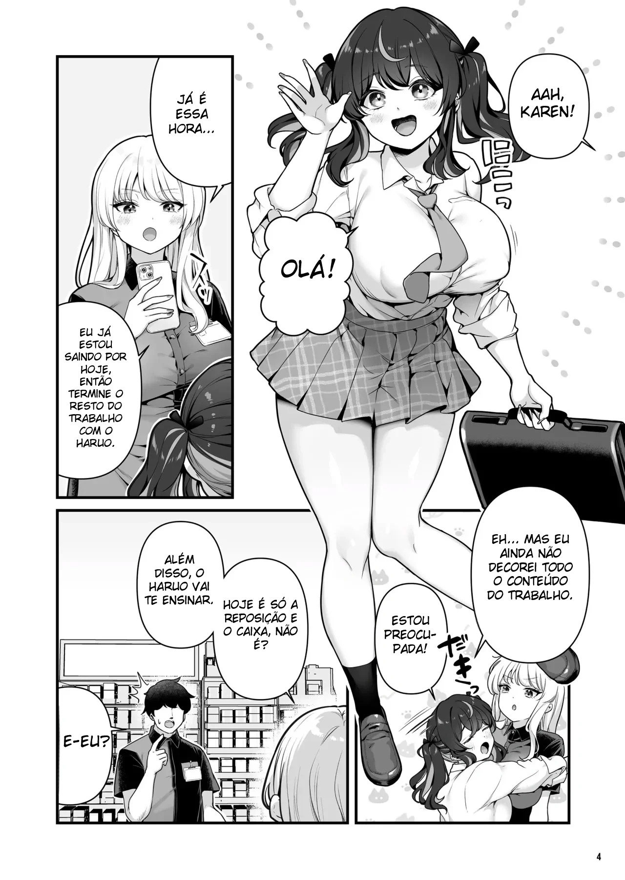 Fiz Um Sexo Selvagem Com Uma Gyaru Peituda Que Trabalhava Meio Período! 3 — página 6