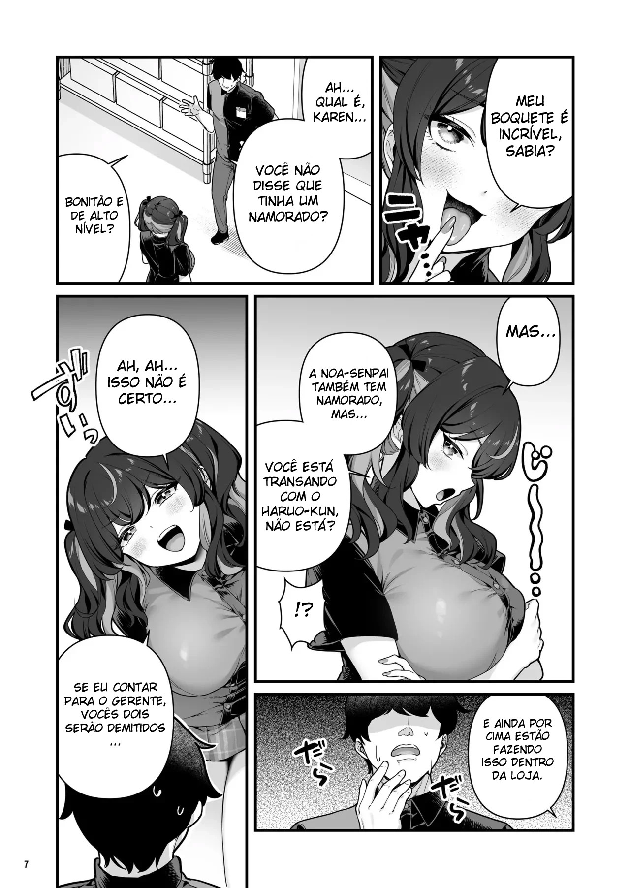 Fiz Um Sexo Selvagem Com Uma Gyaru Peituda Que Trabalhava Meio Período! 3 — página 9