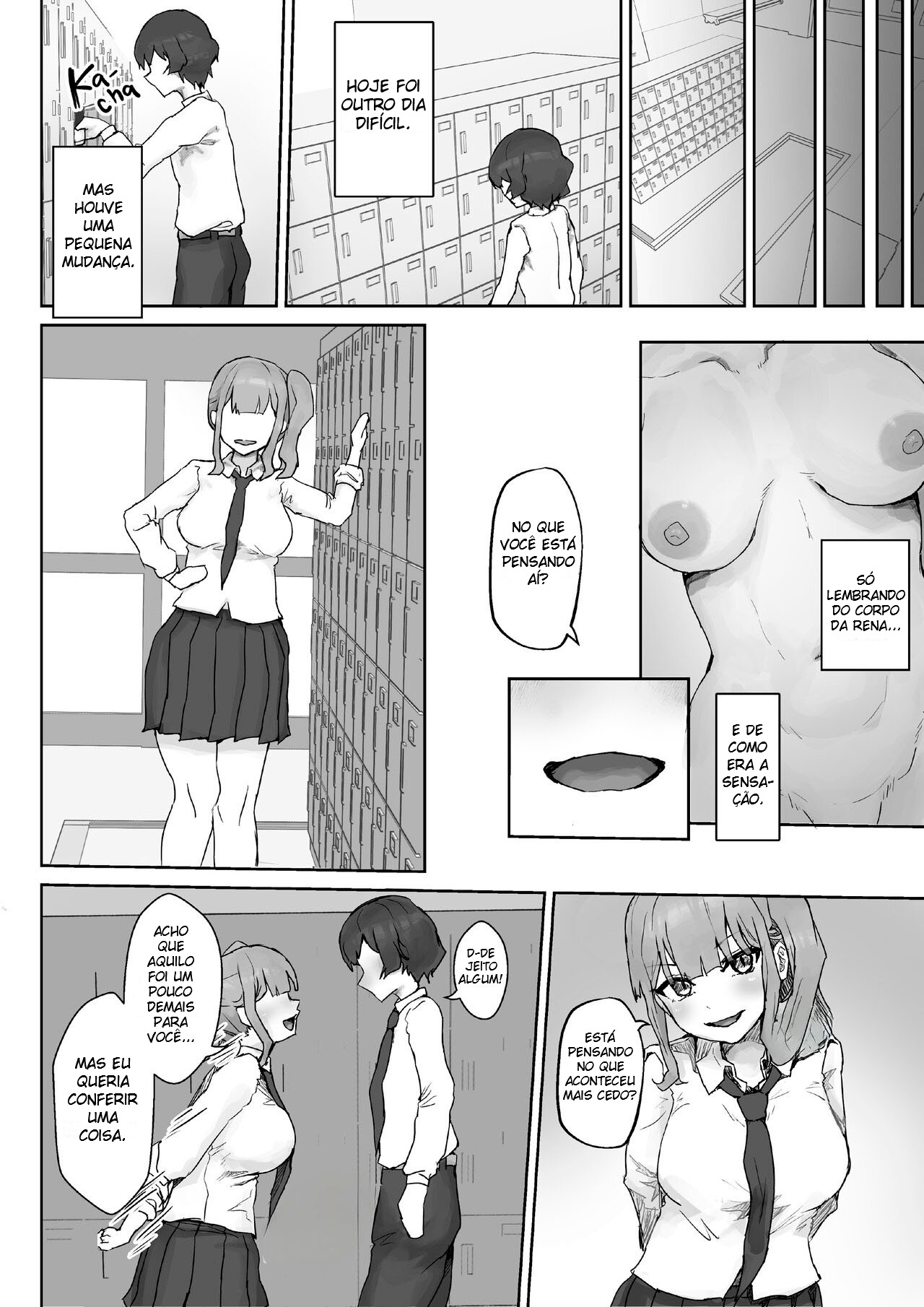 A Gyaru de Seios Fartos é Viciada em Pau Grande ~ Devorando o Introvertido Bem-Dotado ~ — página 5