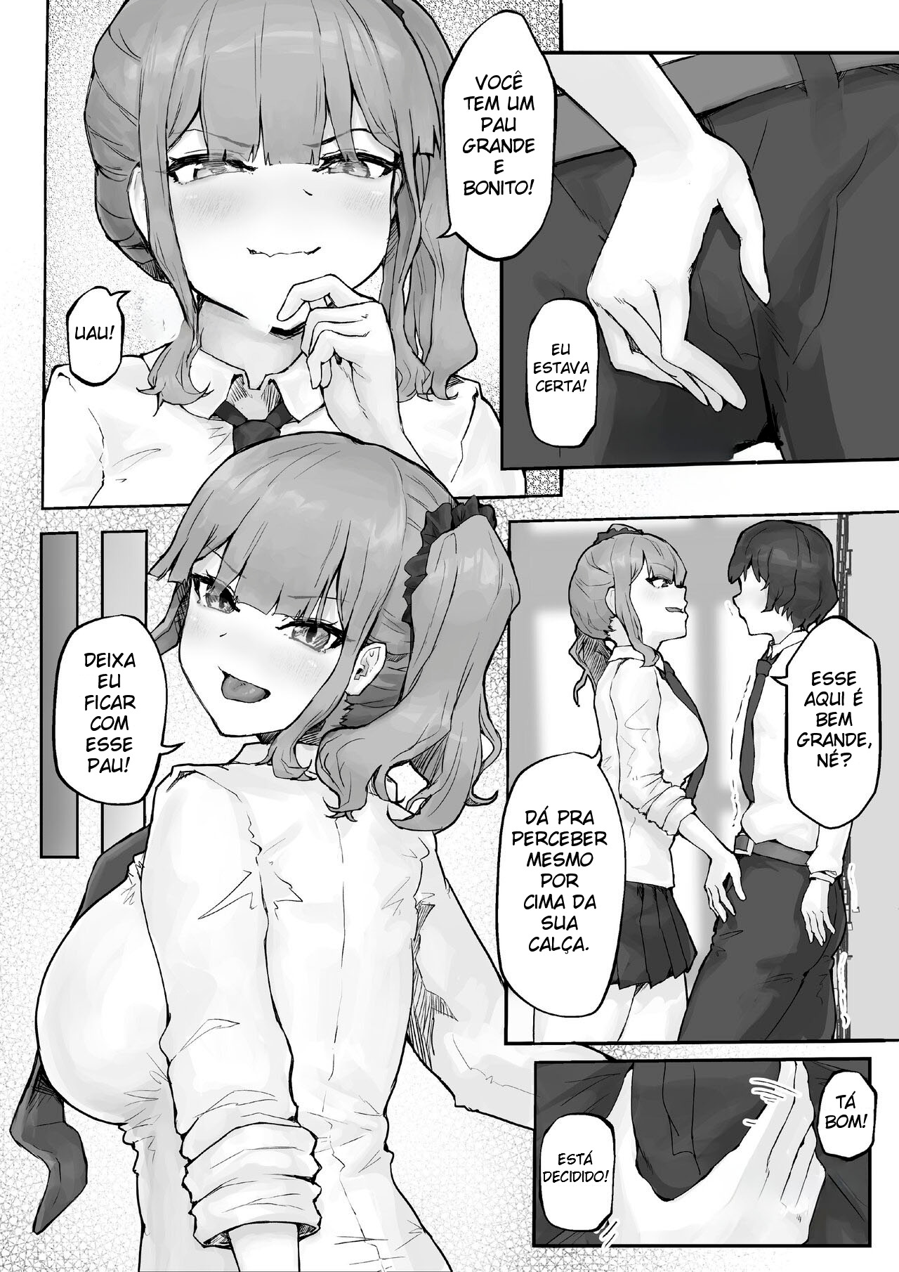 A Gyaru de Seios Fartos é Viciada em Pau Grande ~ Devorando o Introvertido Bem-Dotado ~ — página 7