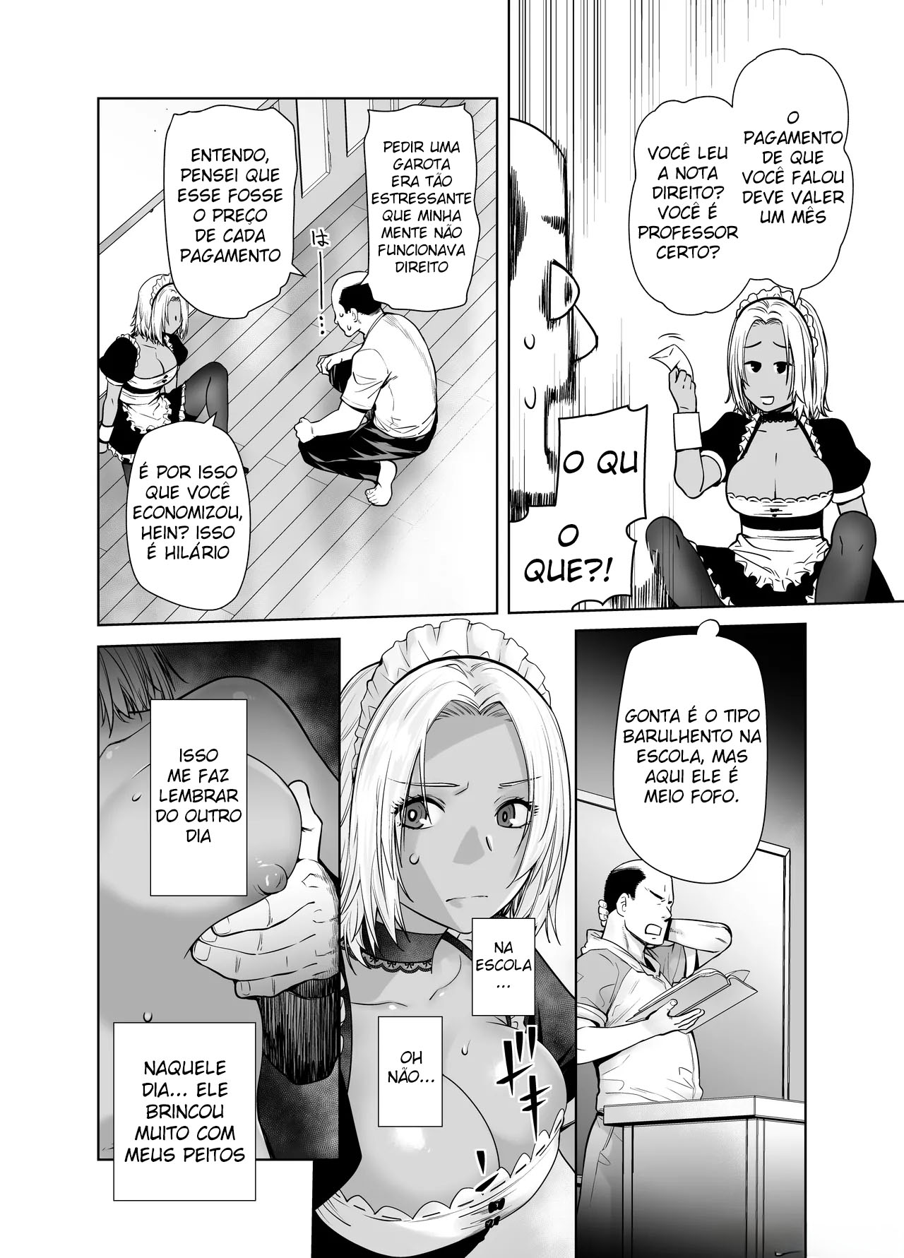 A Kuro Gal que Acabou se Tornando a Empregada do Professor Responsável 2 — página 9